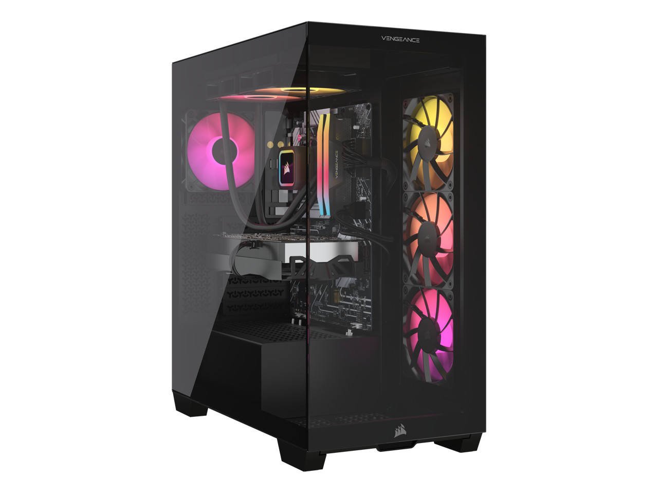 CORSAIR VENGEANCE a7500 Series Gaming PC - Liquid Cooled AMD Ryzen 7 9700X CPU -