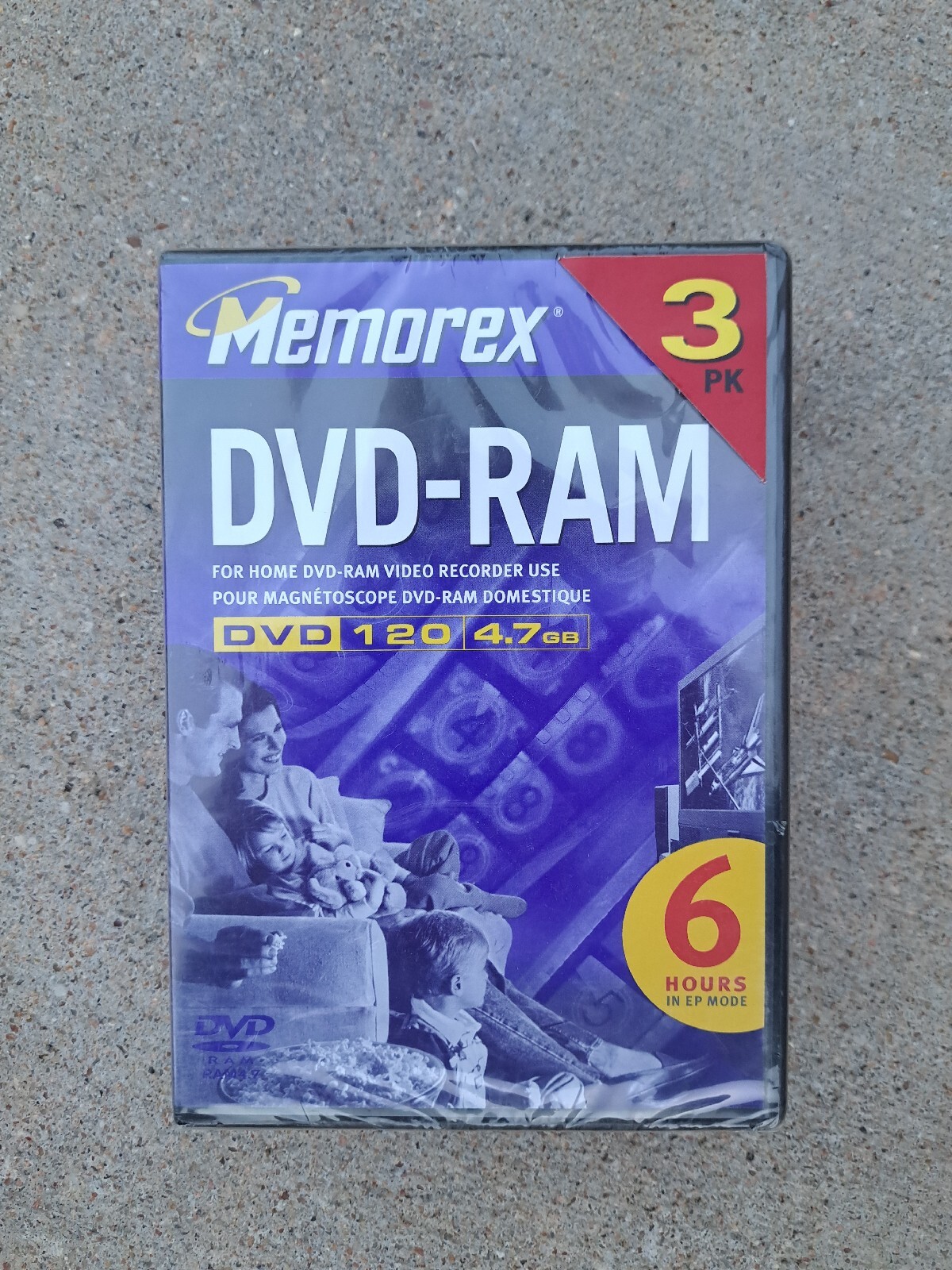 Memorex DVD-RAM Recorder 4.7GB 3PK 2003 SEALED