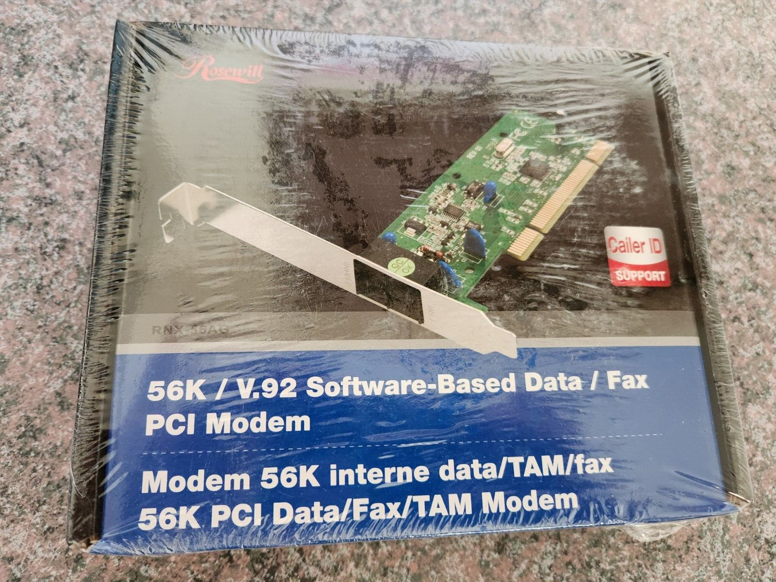 NEW Rosewill RNX-56AG 56K V.92 Software-Based Data/Fax PCI Modem Adapter Card