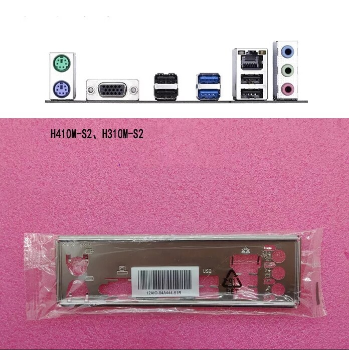 FOR GIGABYTE H410M-S2 H310M-S2  IO I/O 1PCS SHIELD Back Plate BackPlate