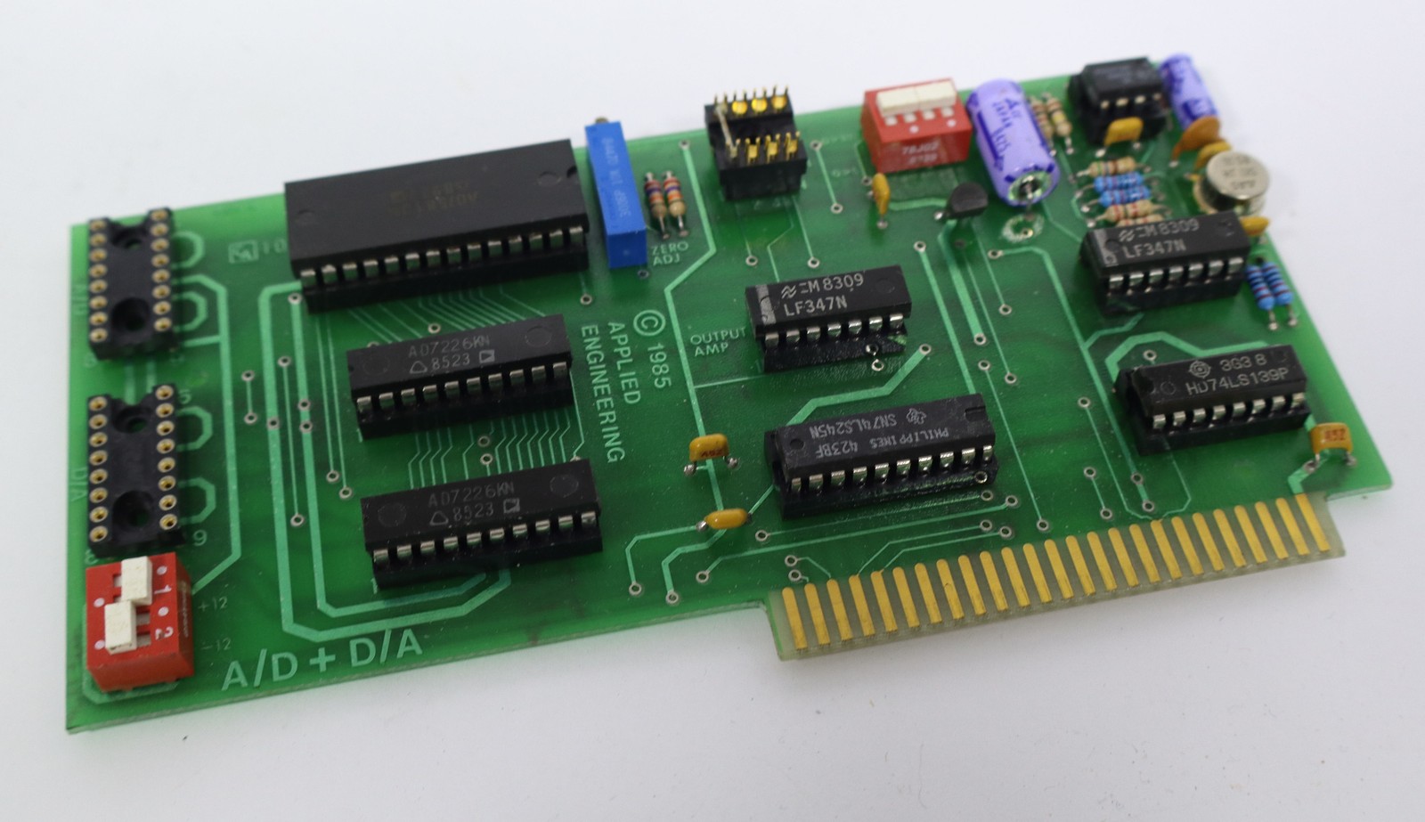 Applied Engineering A/D + D/A card for Apple II - UNTESTED