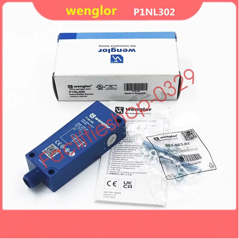 1pcs Wenglor P1NL302 Mirror Reflection Photoelectric Sensor DHL/FedEx