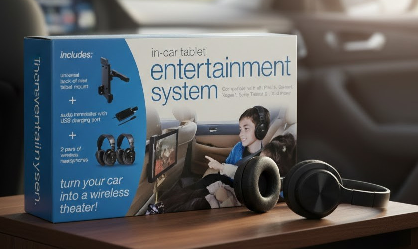NEW Innovative Technology ITIP-444 In-Car Tablet Entertainment System
