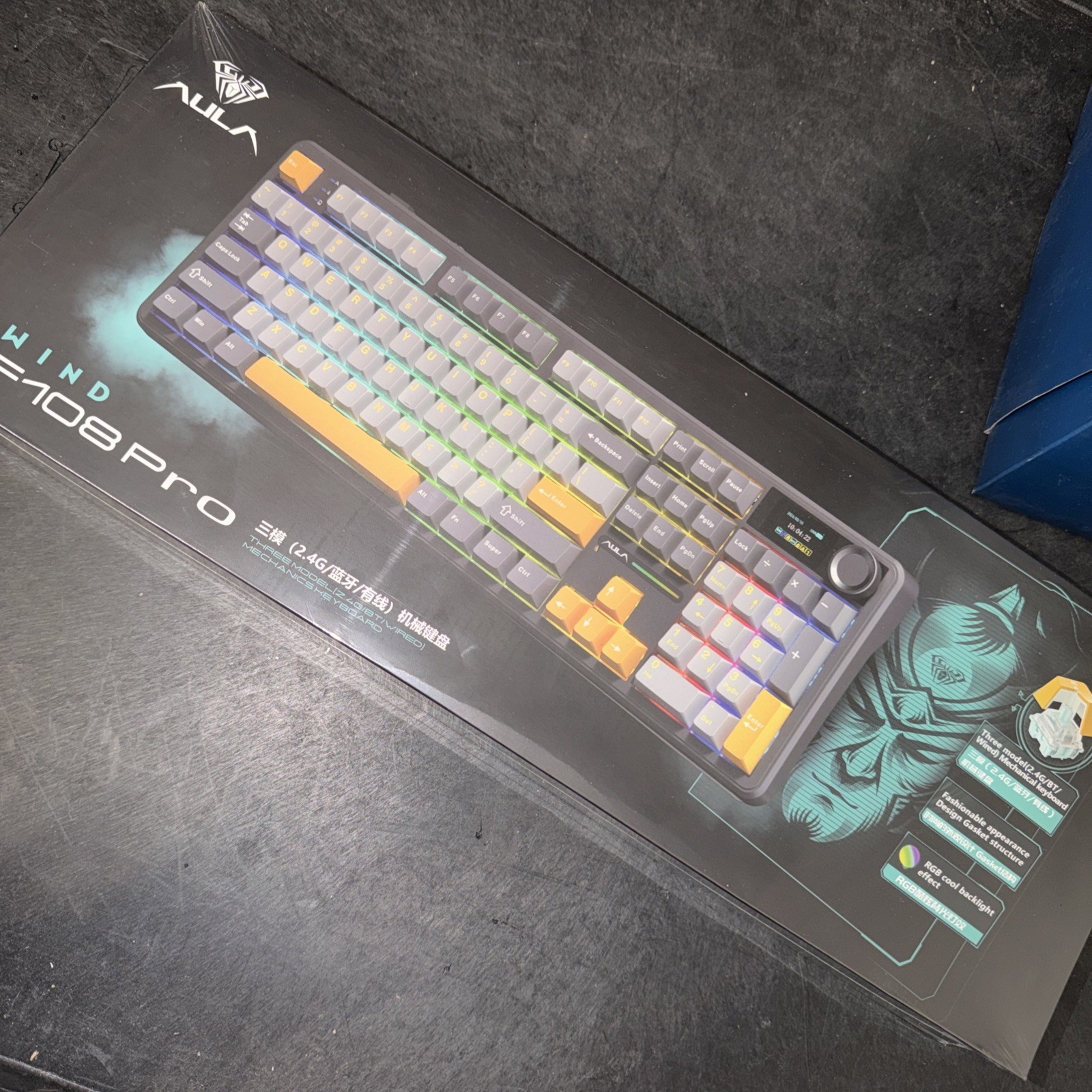 AULA WIND F108 Pro Mechanical Keyboard Wireless & Wired
