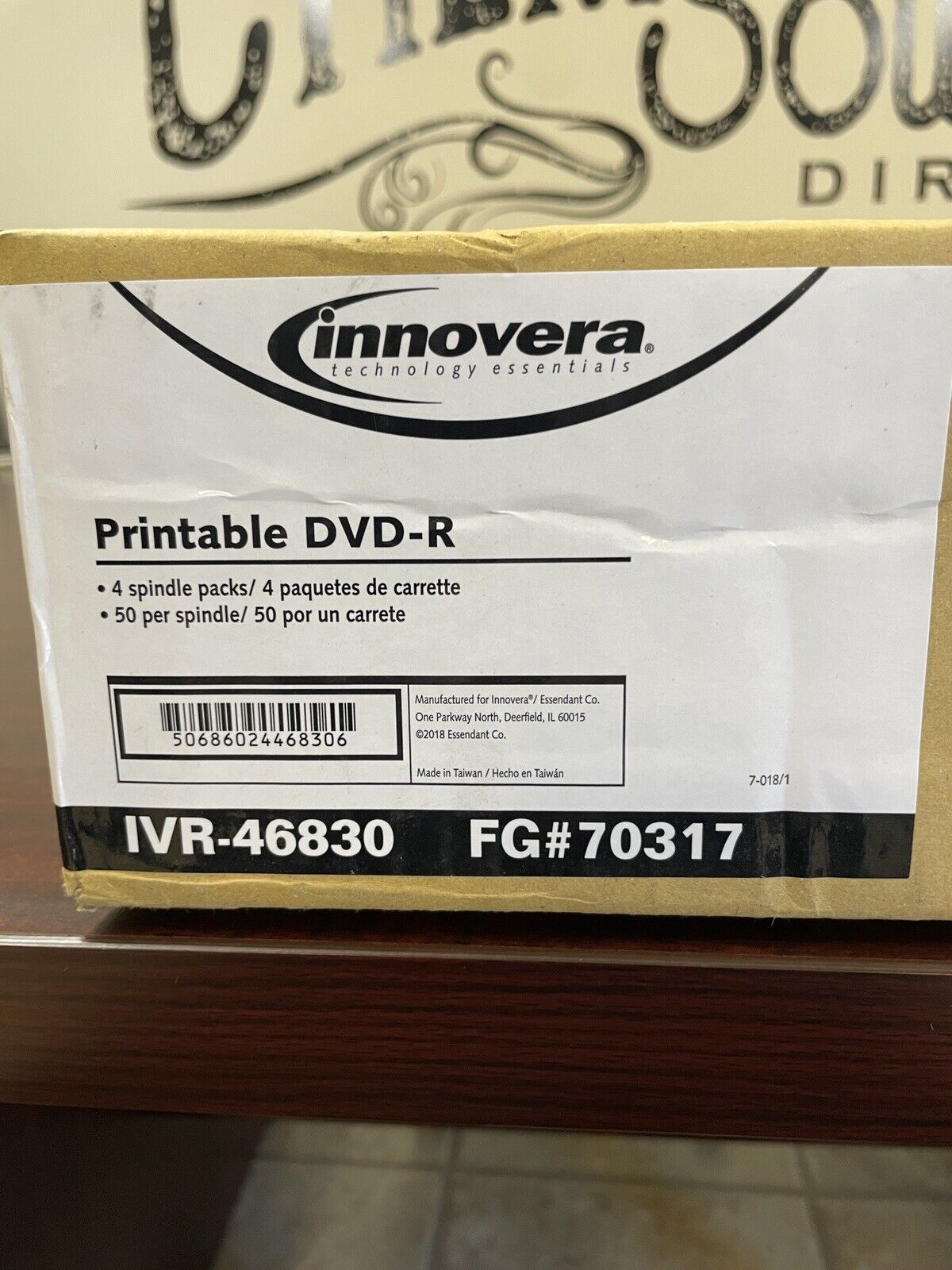 Innovera DVD-R Discs Hub Printable 16x/4.7GB 200 Pack IVR46830