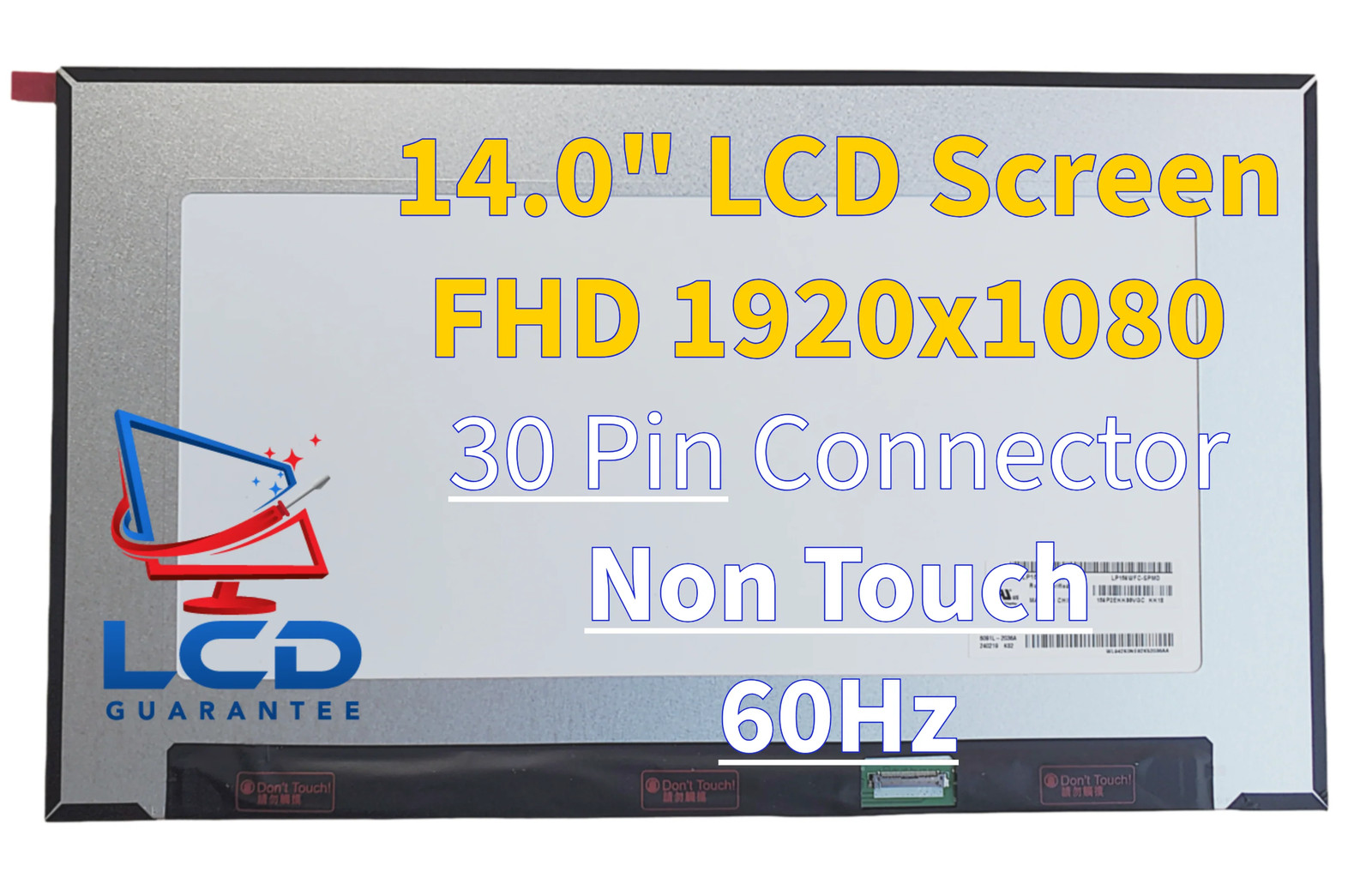 HP Pro mt440 G3 Pmt440G3 14.0" FHD 60Hz Non Touch Laptop LCD Screen
