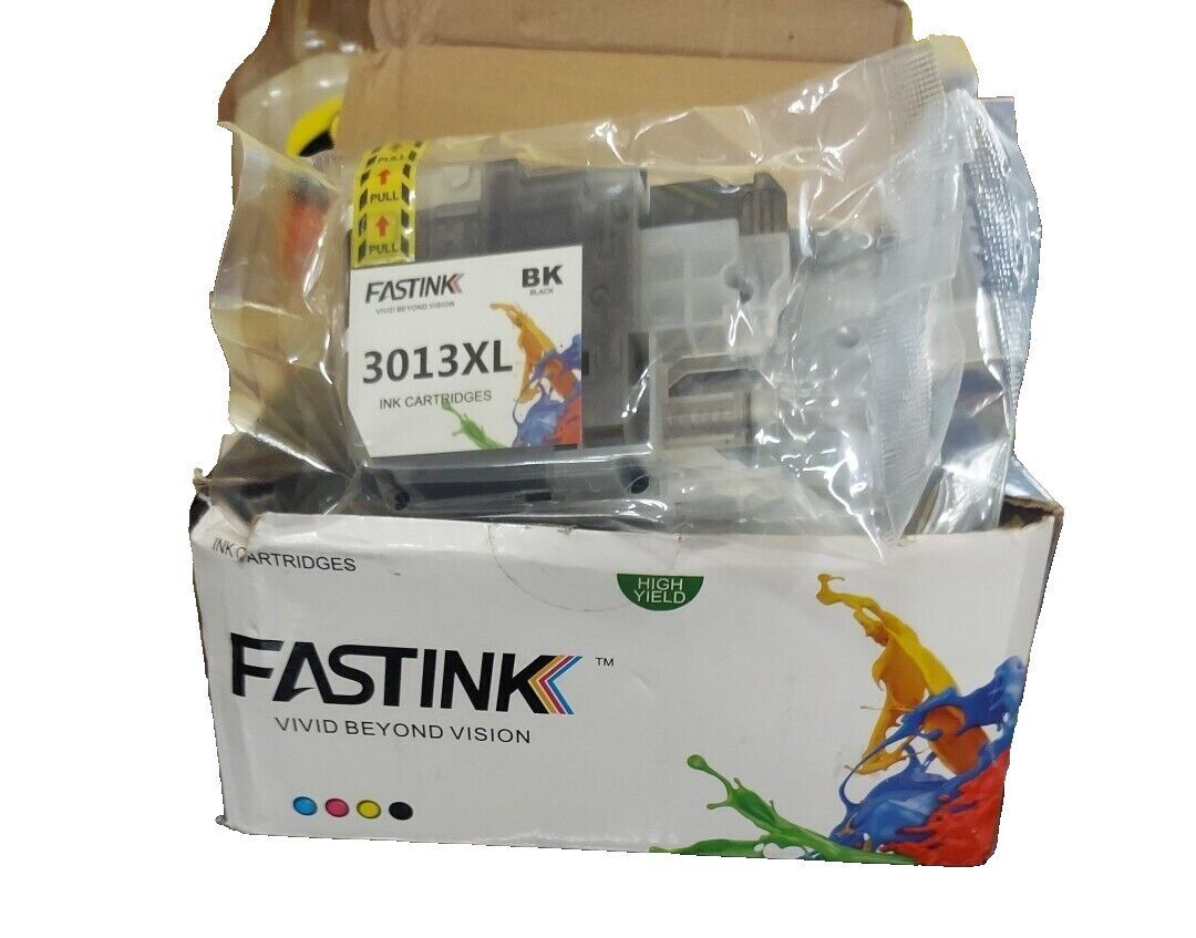 Fastink vivid  beyond vision  ink cartridges 6 Color 4 Black. 3013XL