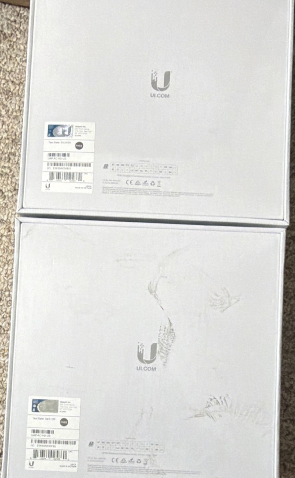 Ubiquiti Networks UAP-AC-HD-US Wireless Access Points Lot of 2 White PRICE FOR 1