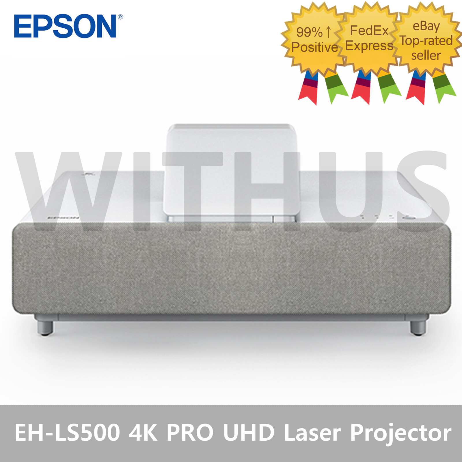 EPSON EH-LS500 White 4K PRO UHD Laser Projector Brand New Sealed - Tracking