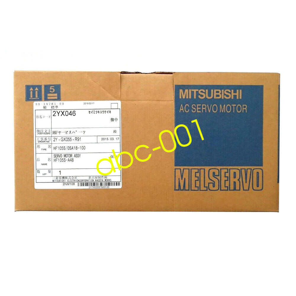 Brand New Mitsubishi HF105S-A48 AC Servo Motor Expedited Shipping DHL FEDEX