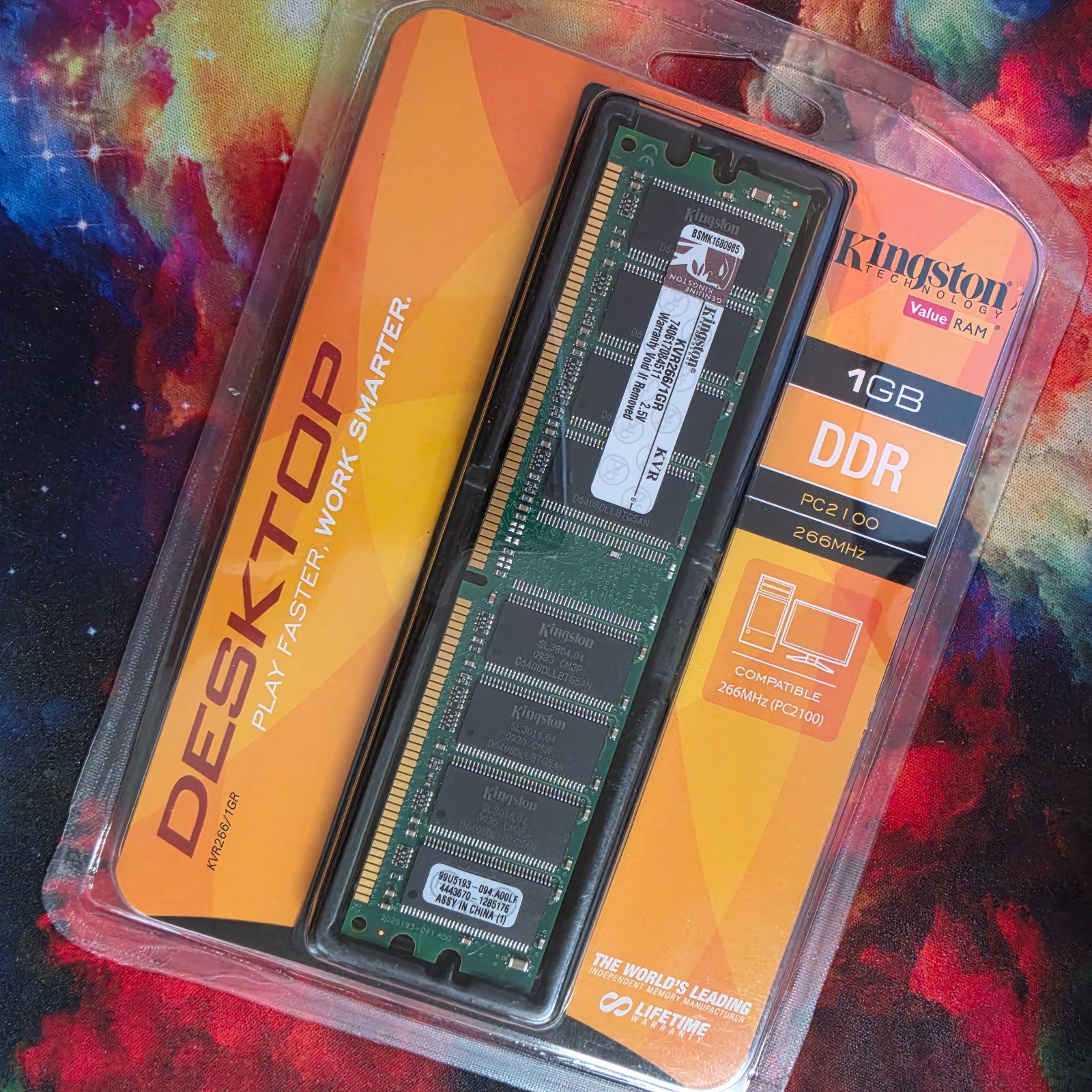 Kingston Value RAM Desktop 1GB DDR PC2100 266MHz (101,102)