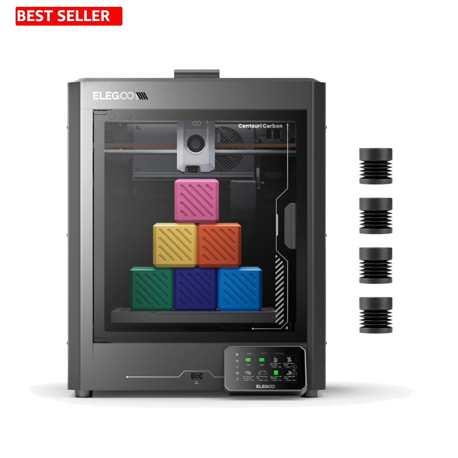 Advanced CoreXY 3D Printer - 320°C Nozzle, Fast Printing, Real-time Monitoring