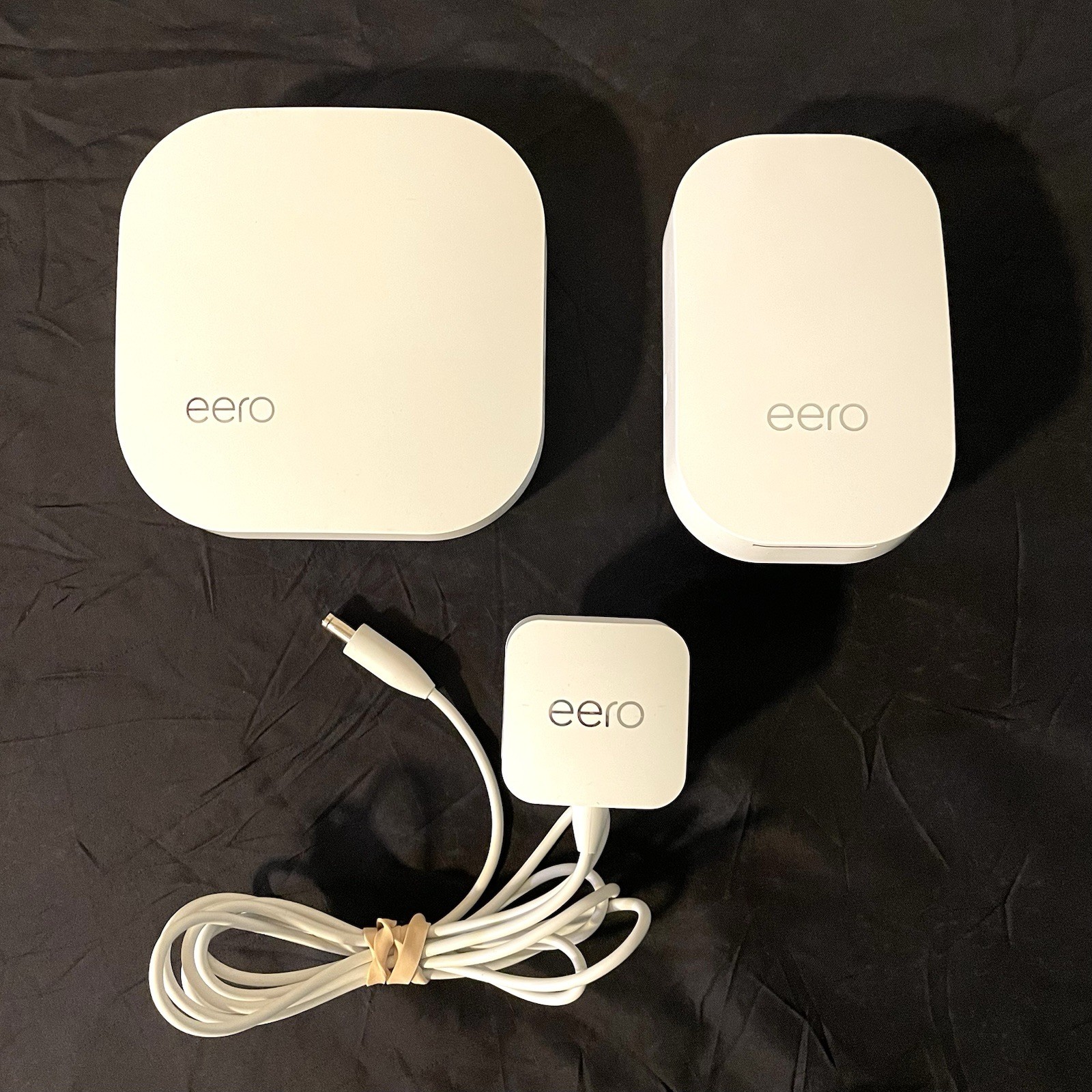EERO Pro Mesh WiFi System A010001 1st Gen Router with D010001 Beacon Bundle