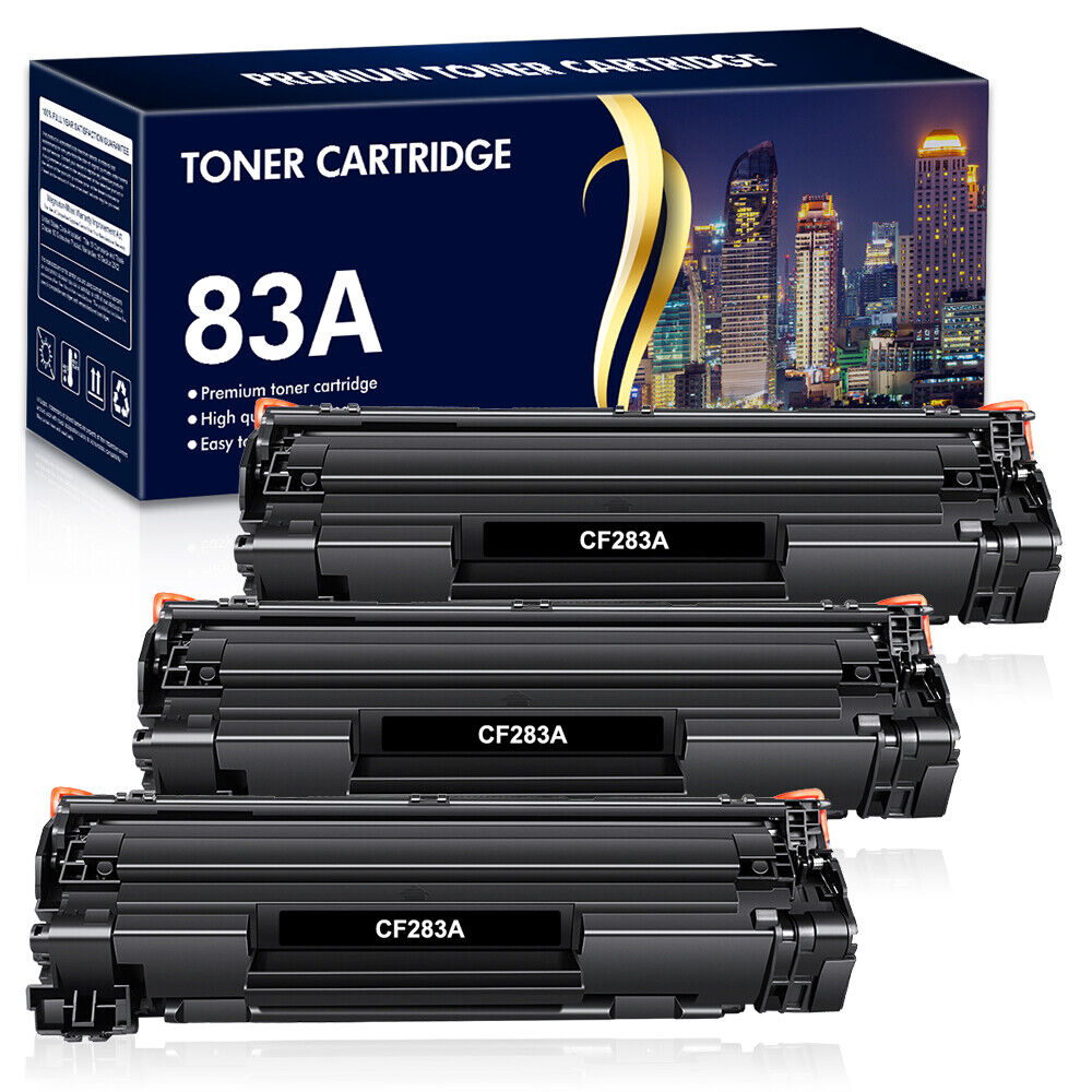 1-5PK Black CF283A 83A Toner Cartridge for HP LaserJet Pro M127fw M225dw Printer