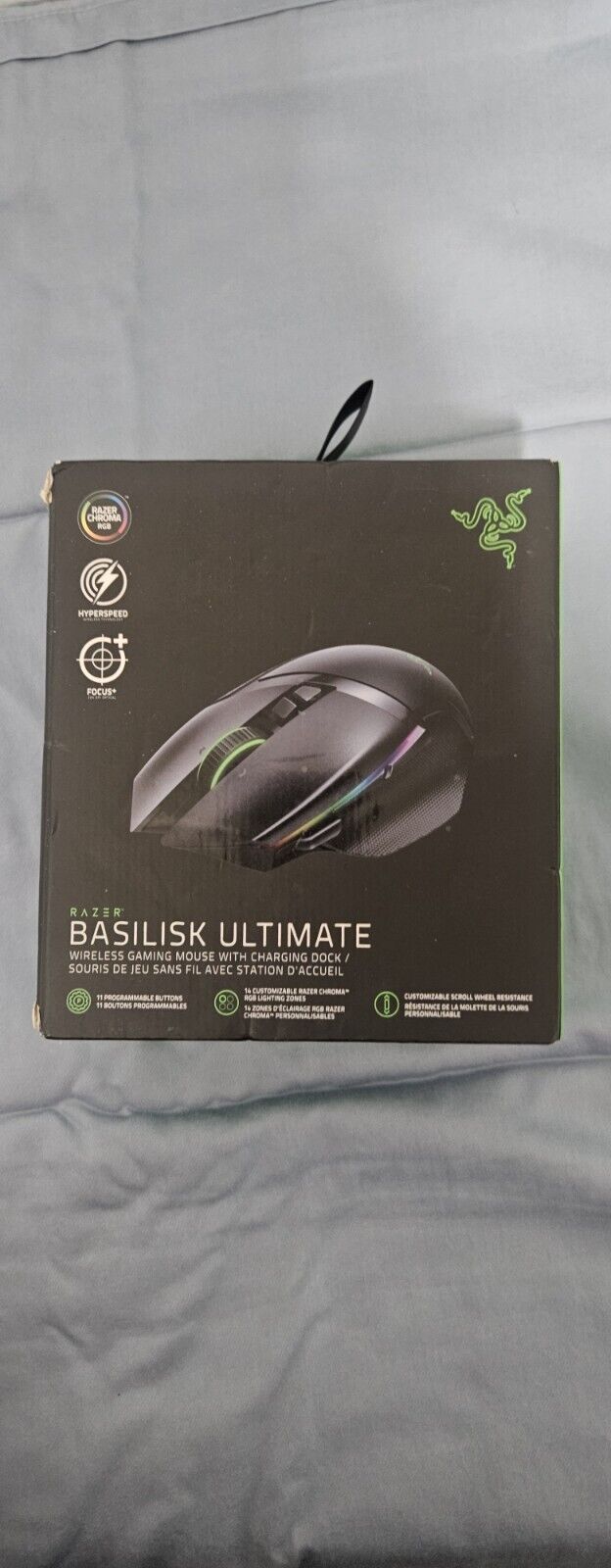 Razer Basilisk Ultimate Wireless Gaming Mouse w/ Charging Dock RZ01-03170100