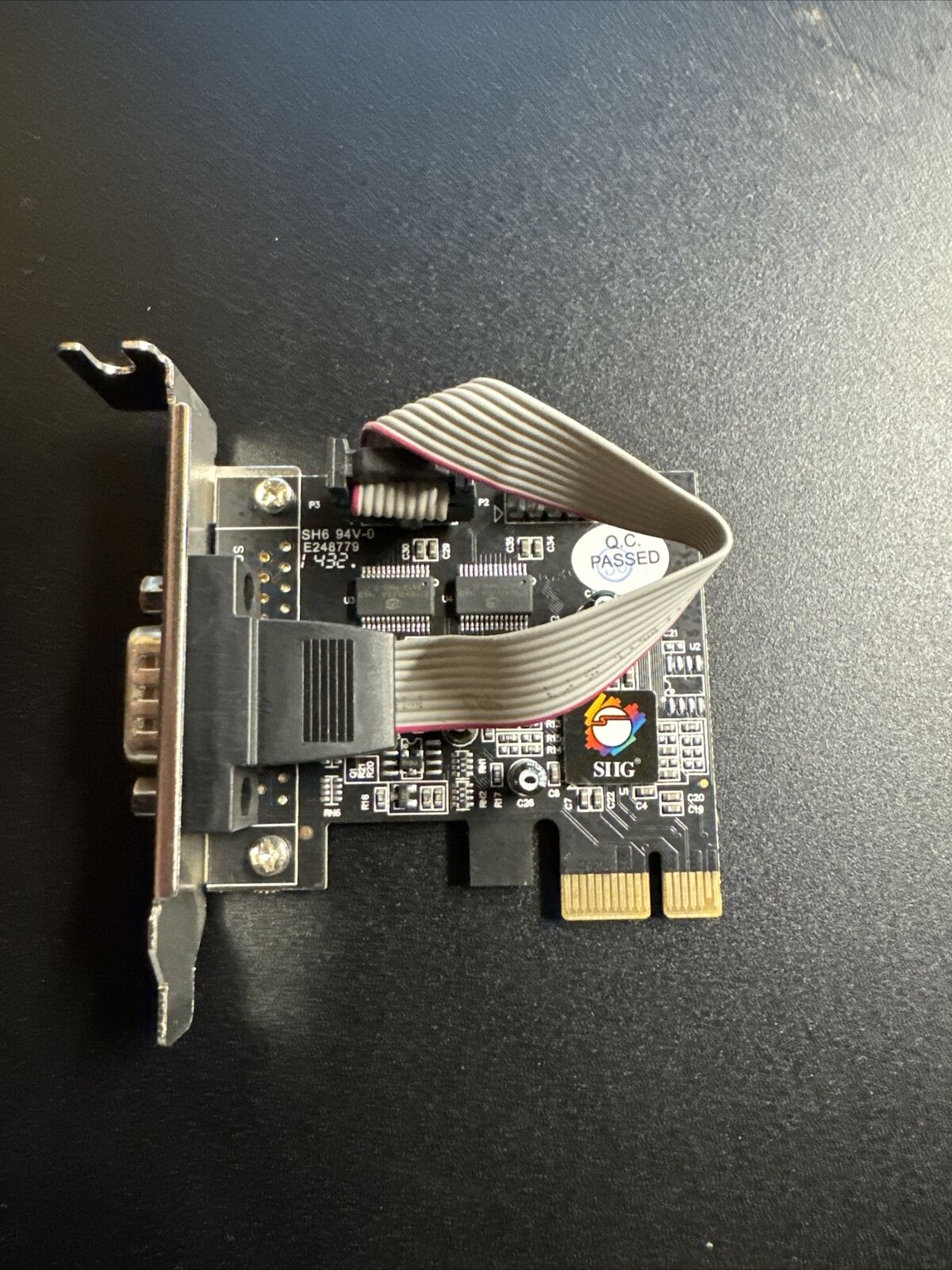 SIIG Dual PCIe Serial Adapter Low Profile card