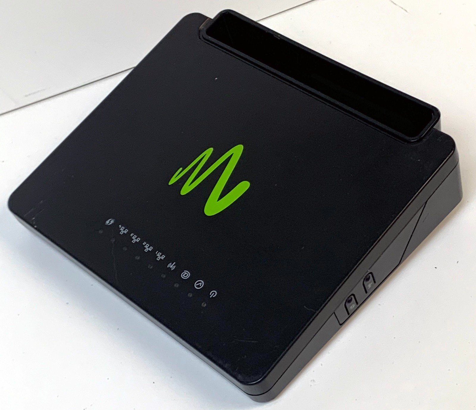 Sagemcom F@ST 1704N Wireless ADSL2+ Modem Router w/ OEM AC Adapter Bundle Tested