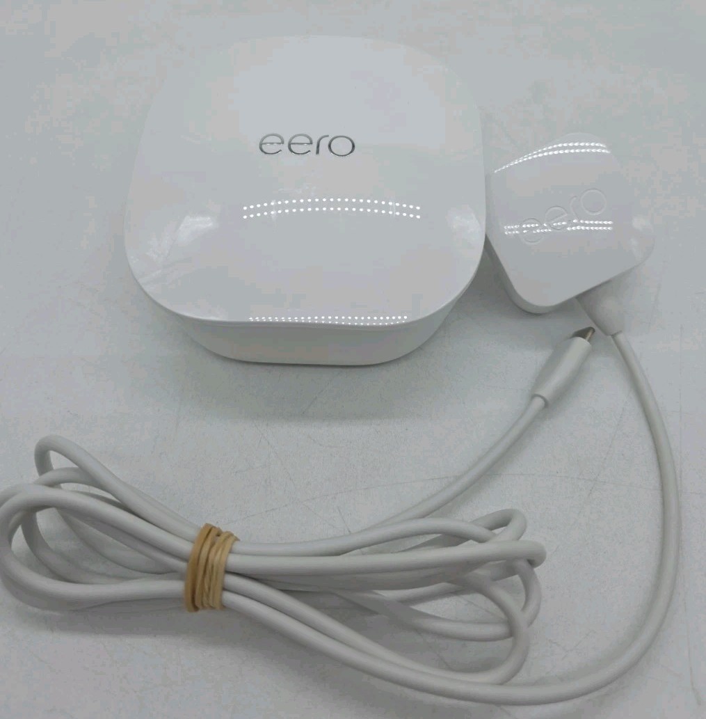 EERO MESH WiFi Router, J010001, WHITE & Power Supply Bundle