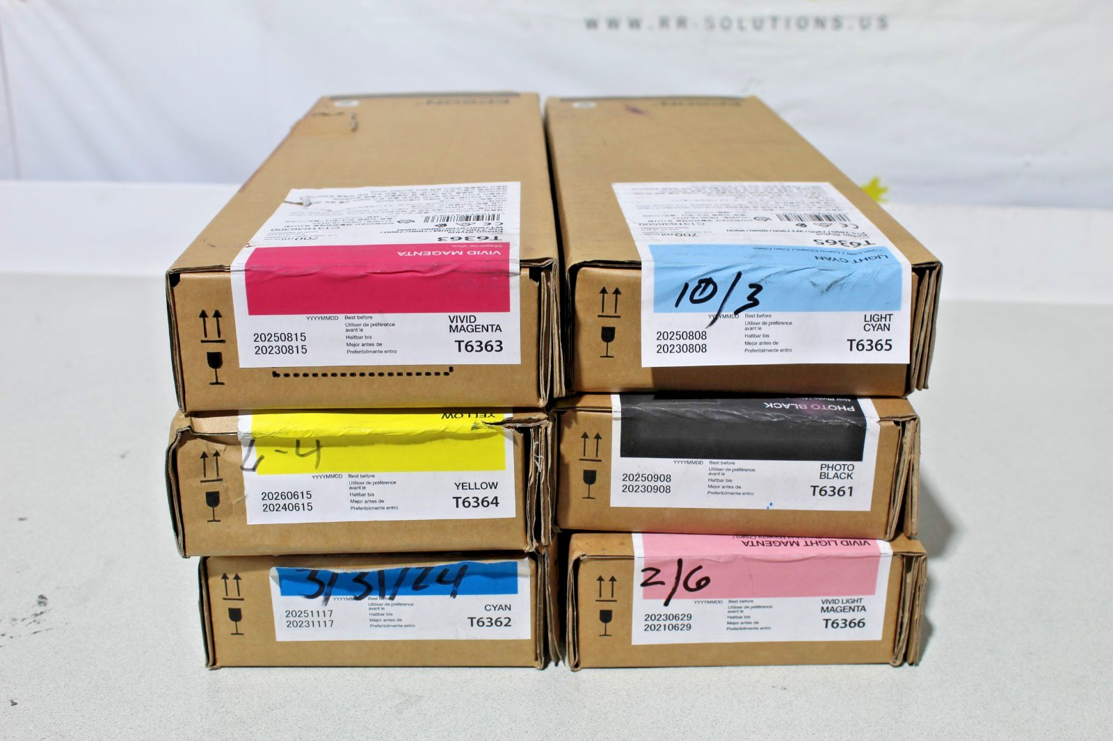 EXPIRED Epson Pro Stylus colors  Ink Cartridges 6 colors
