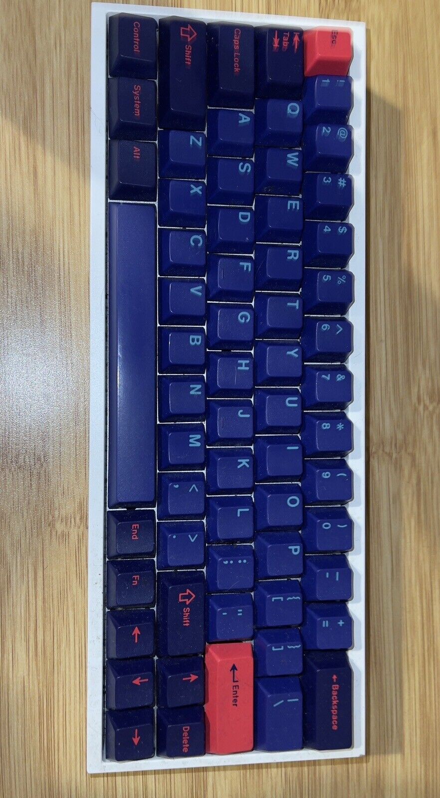 Custom built 60% Mechanical Keyboard, Gatreon Black Switches, and GMK Laser 2