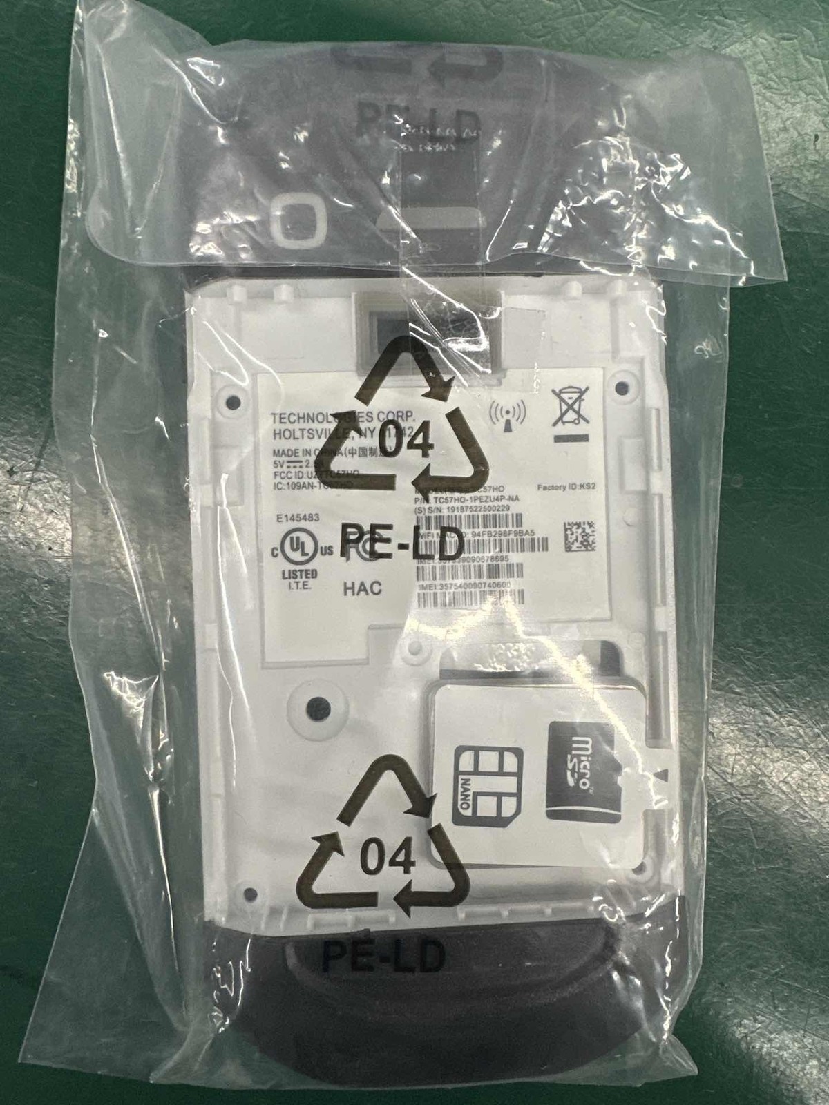 Middle Camera Cover with Side Button Replacement for Zebra TC57 TC57HO Scanner