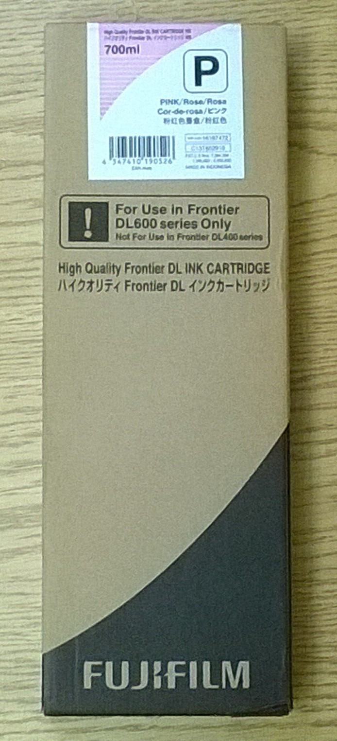 FUJIFILM 16187472 Pink 700ml Ink Cartridge for Frontier DL600 Series ONLY