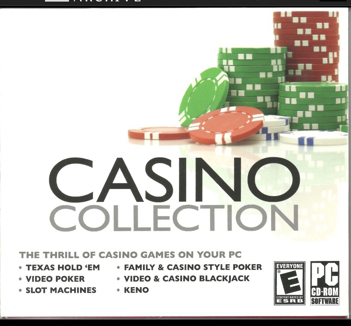 CASINO COLLECTION On Hand Software Windows PC CD-ROM Gambling Poker Game F