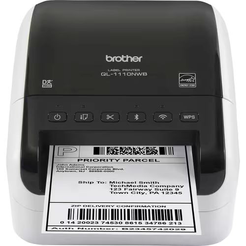 Brother QL-1110NWB - Label Printer - Direct Thermal - USB host,Wi-Fi,LAN,USB