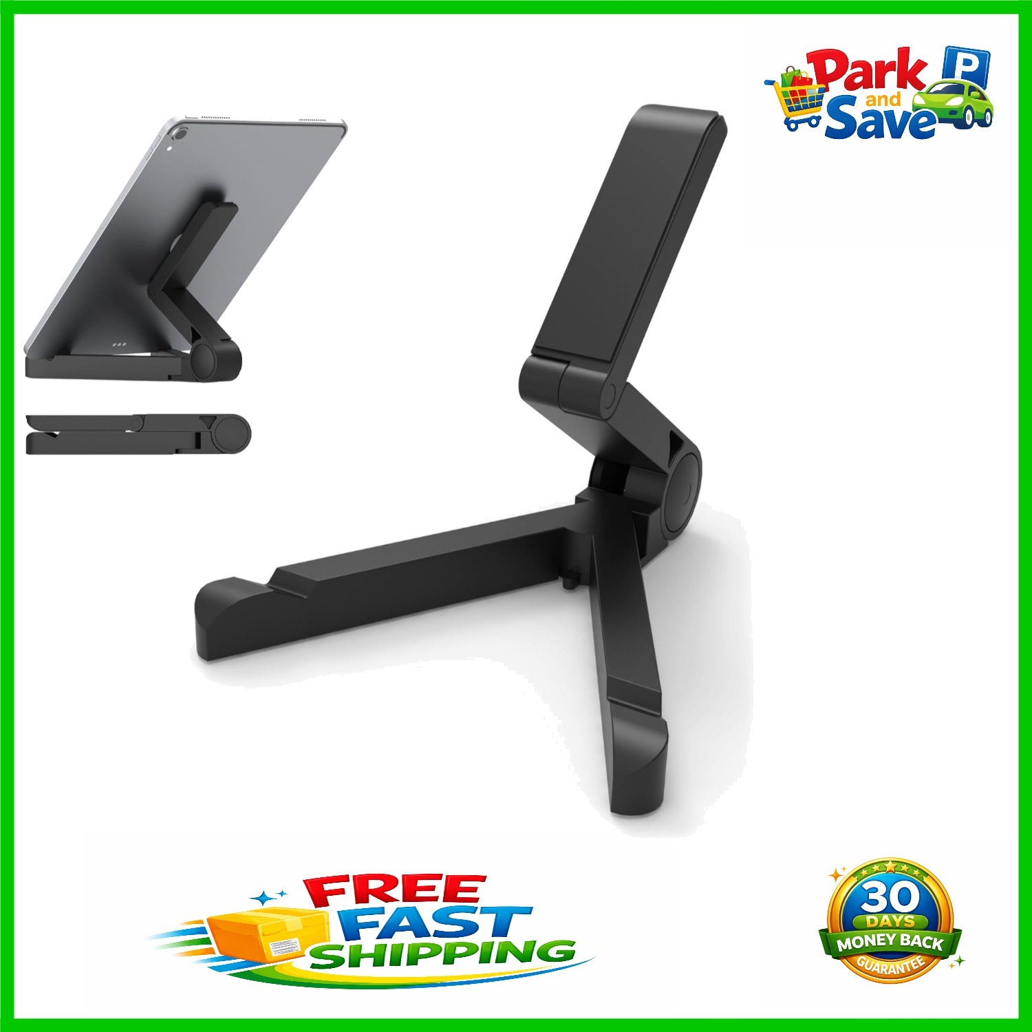 Ultra-Lightweight Tablet Stand with Adjustable Angles – Perfect for On-the-Go