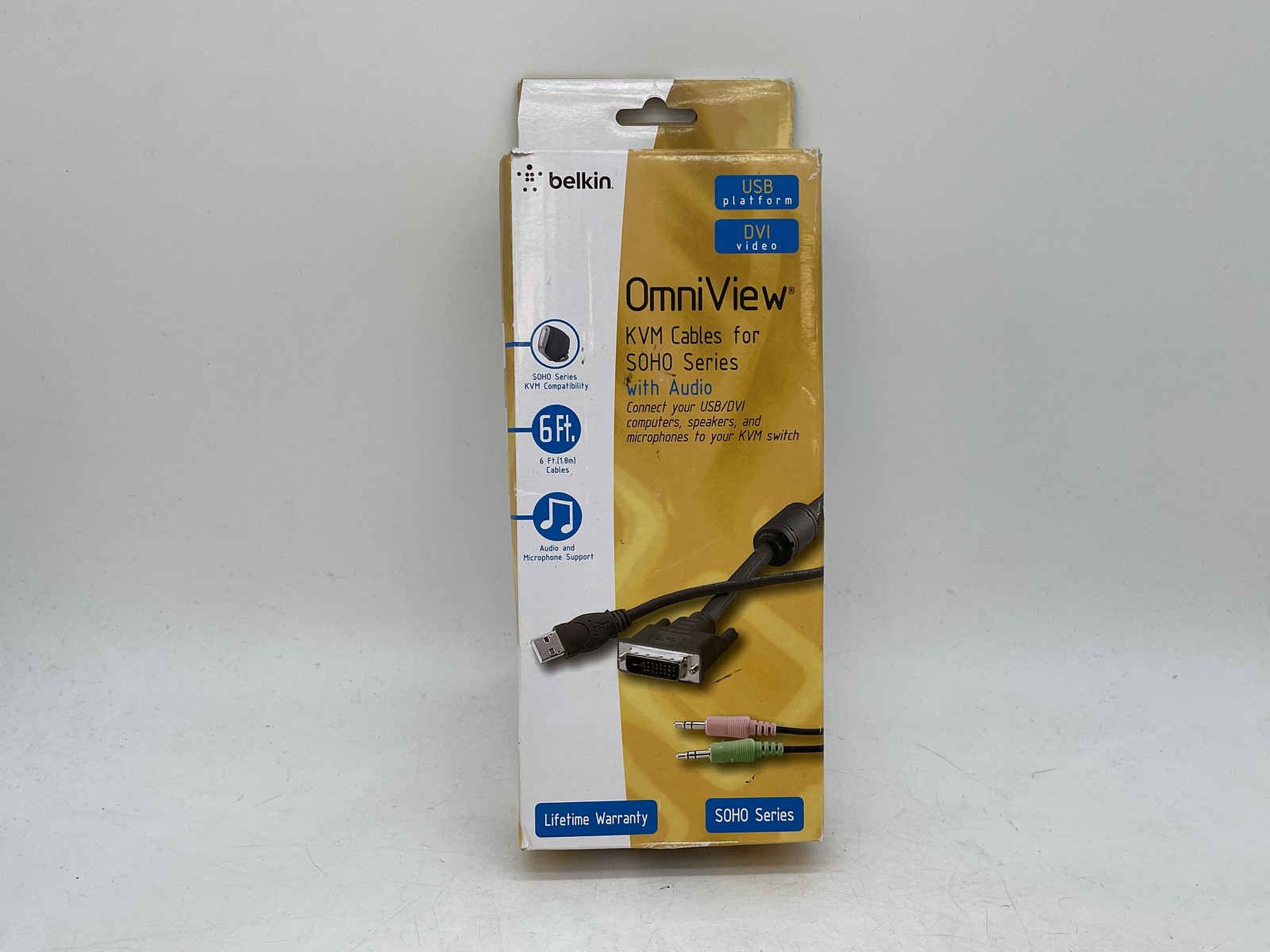 Belkin OmniView ALL-IN-ONE KVM Cable PS/2 Computers PRO Series - 