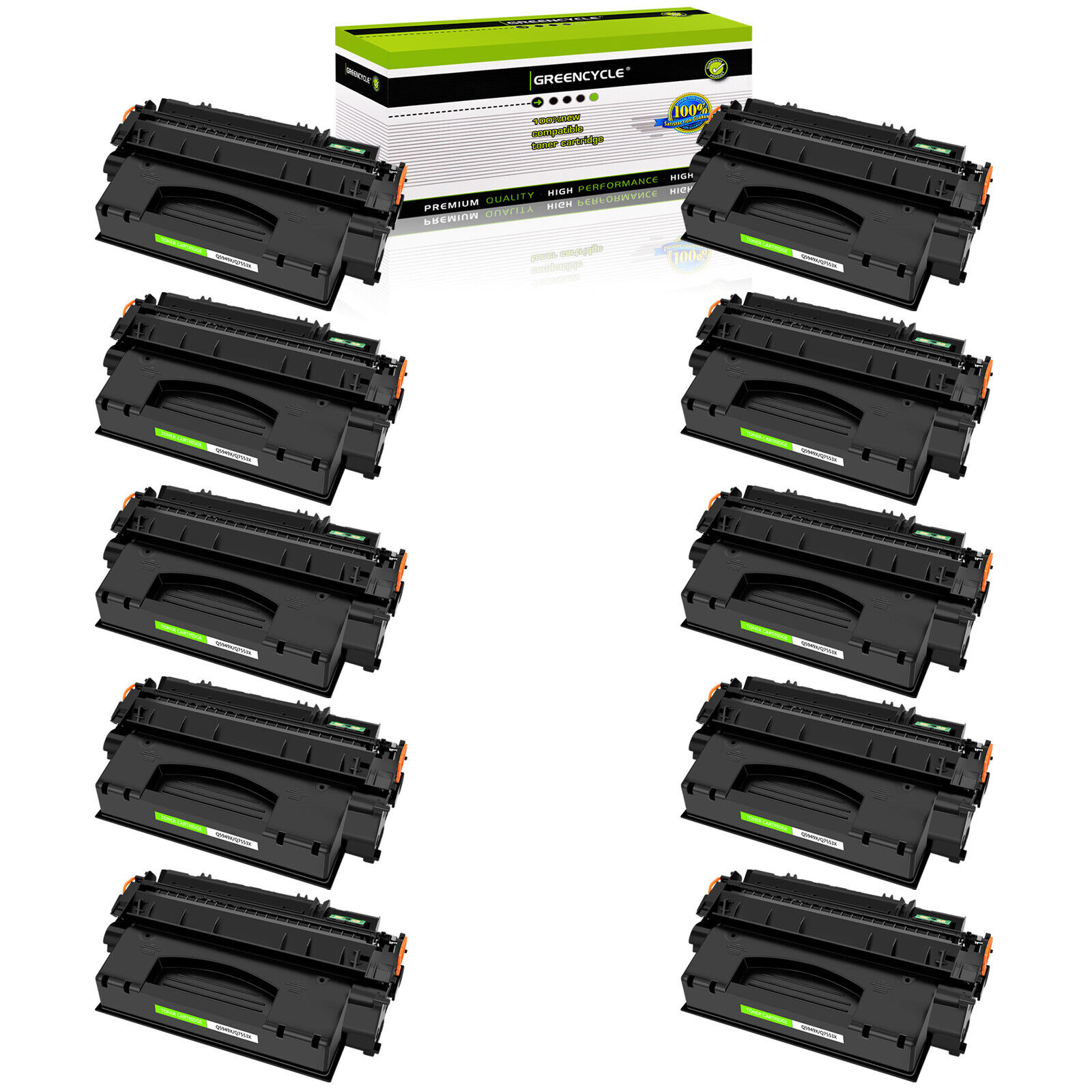 10PK Q5949X Toner Cartridge Compatible For HP 49X LaserJet 1320tn 1320nw 3392