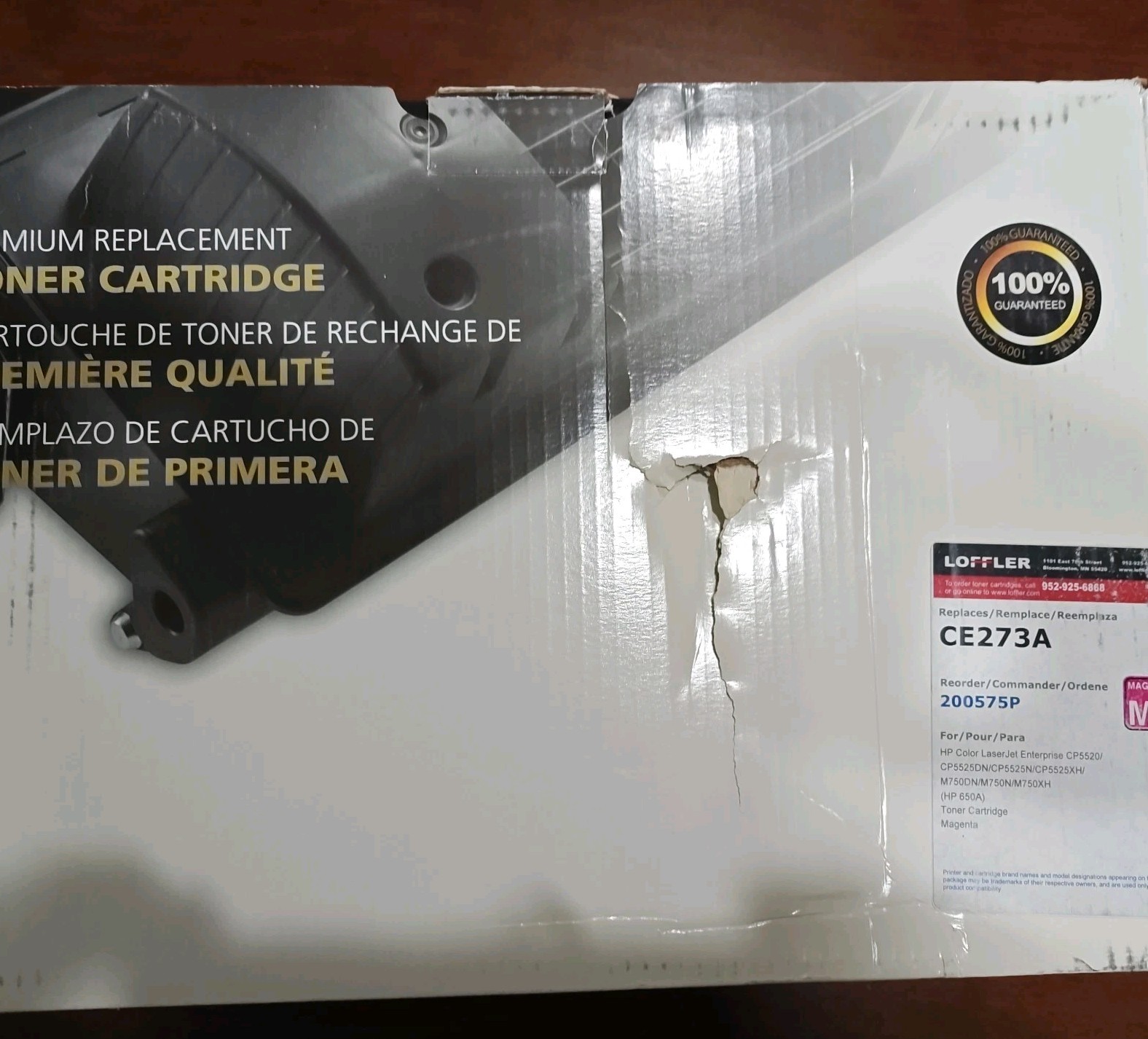 Premium Replacement Toner Cartridge Magenta CE273A for HP Color LaserJet NEW