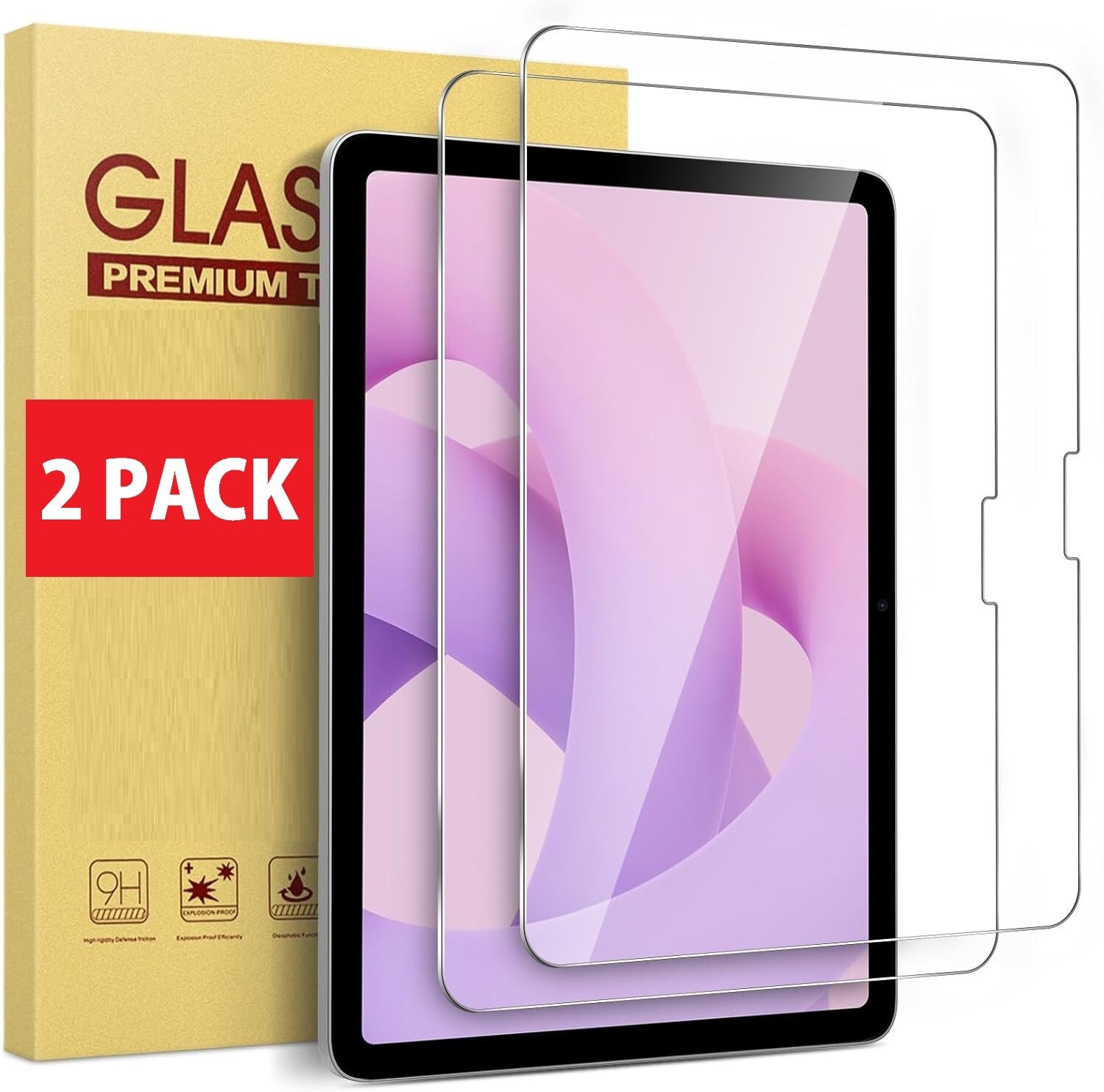 (2PCS) iPad Air 13 Inch M4/M3/M2 2026/2025 Screen Protector Tempered Glass Saver