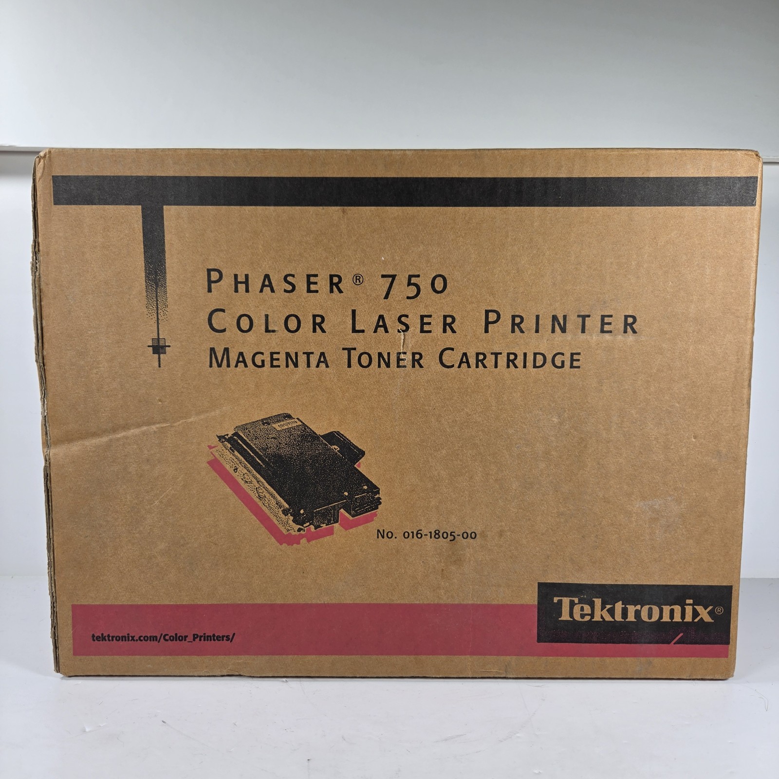 Tektronix Phaser 750 Color Laser Printer Magenta Toner Cartridge No. 016-1805-00