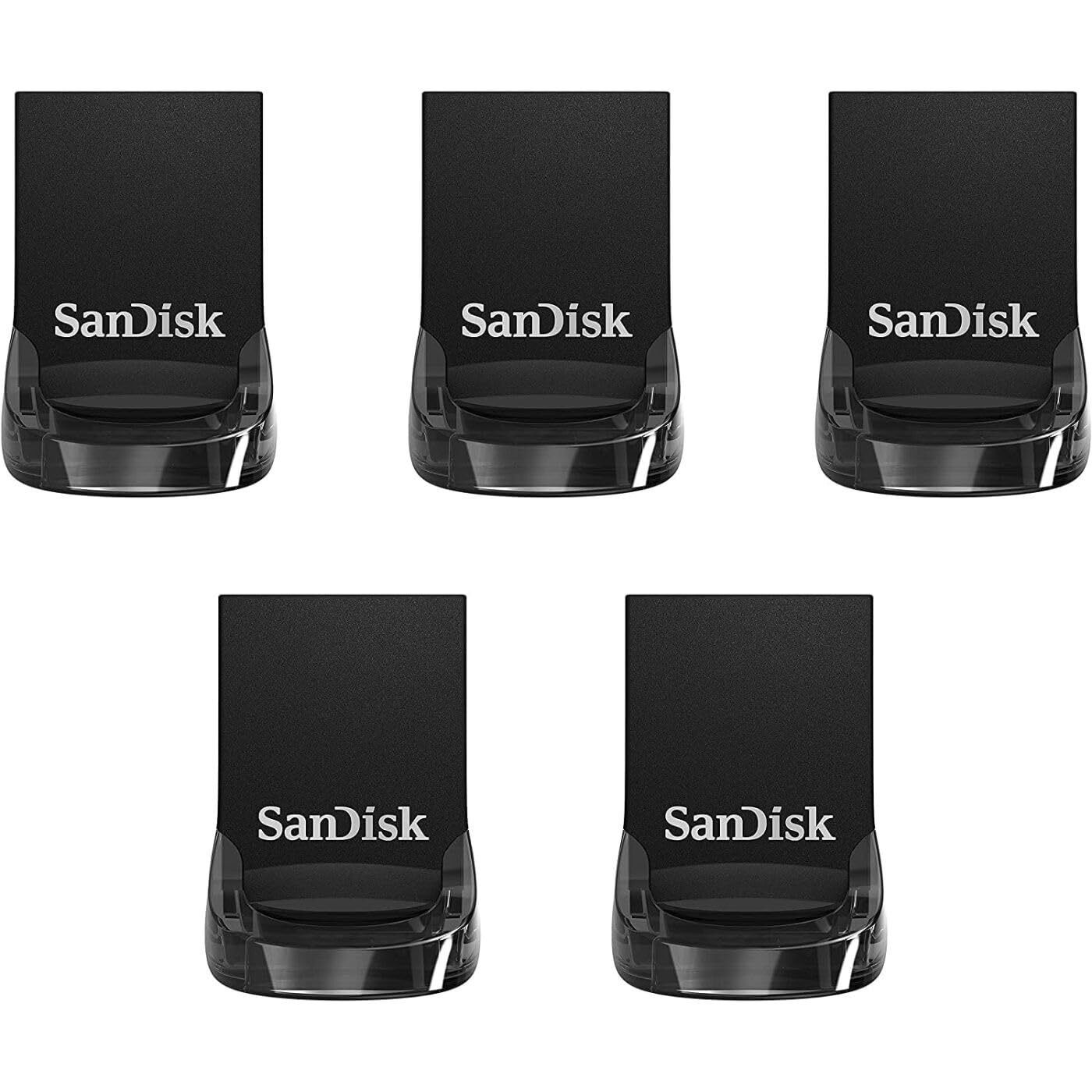 Sandisk 128Gb 5-Pack Ultra Fit Usb 3.2 Gen 1 Flash Drive (5X128gb) - U Personal 