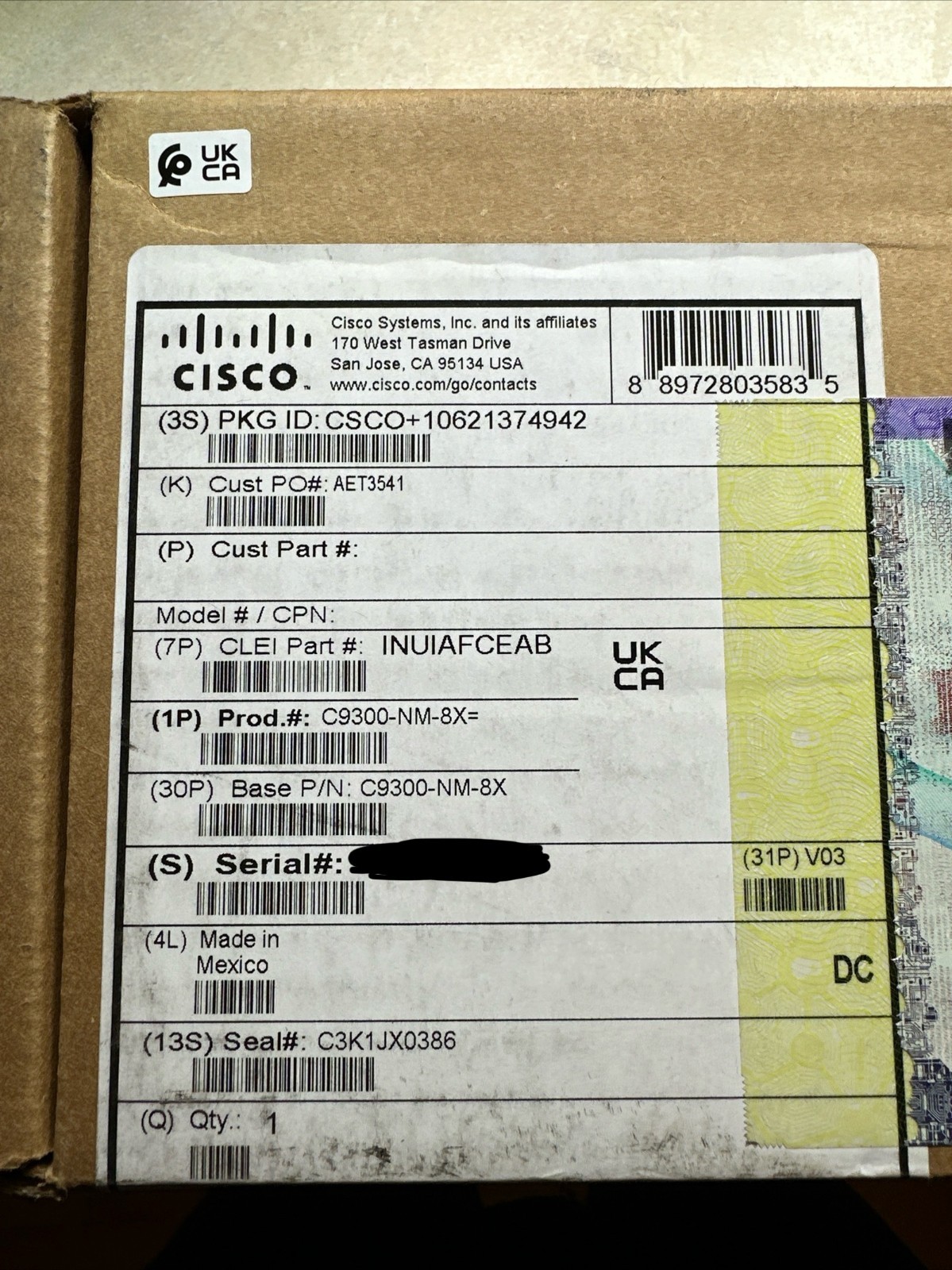 Cisco C9300NM8X Network Switch Module