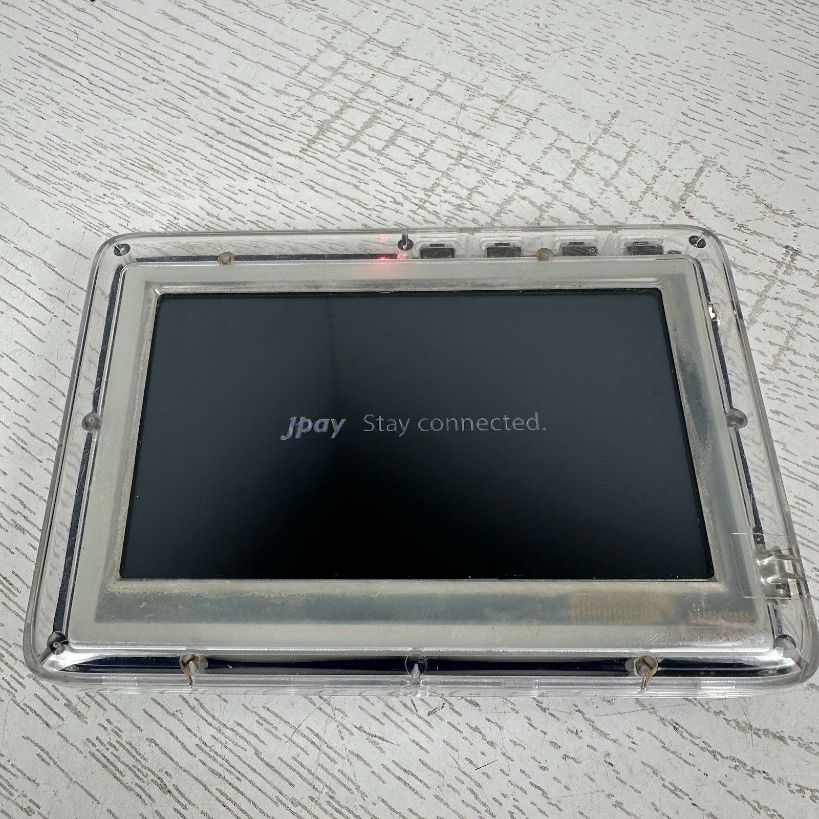 Jpay JP5 Mini Small Clear Case Tablet Works Password Protected/Locked