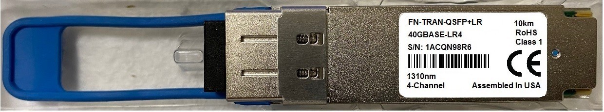Fortinet FN-TRAN-QSFP+LR compatible 40GBASE-LR4 QSFP+LR4 1310nm LC 10km SMF