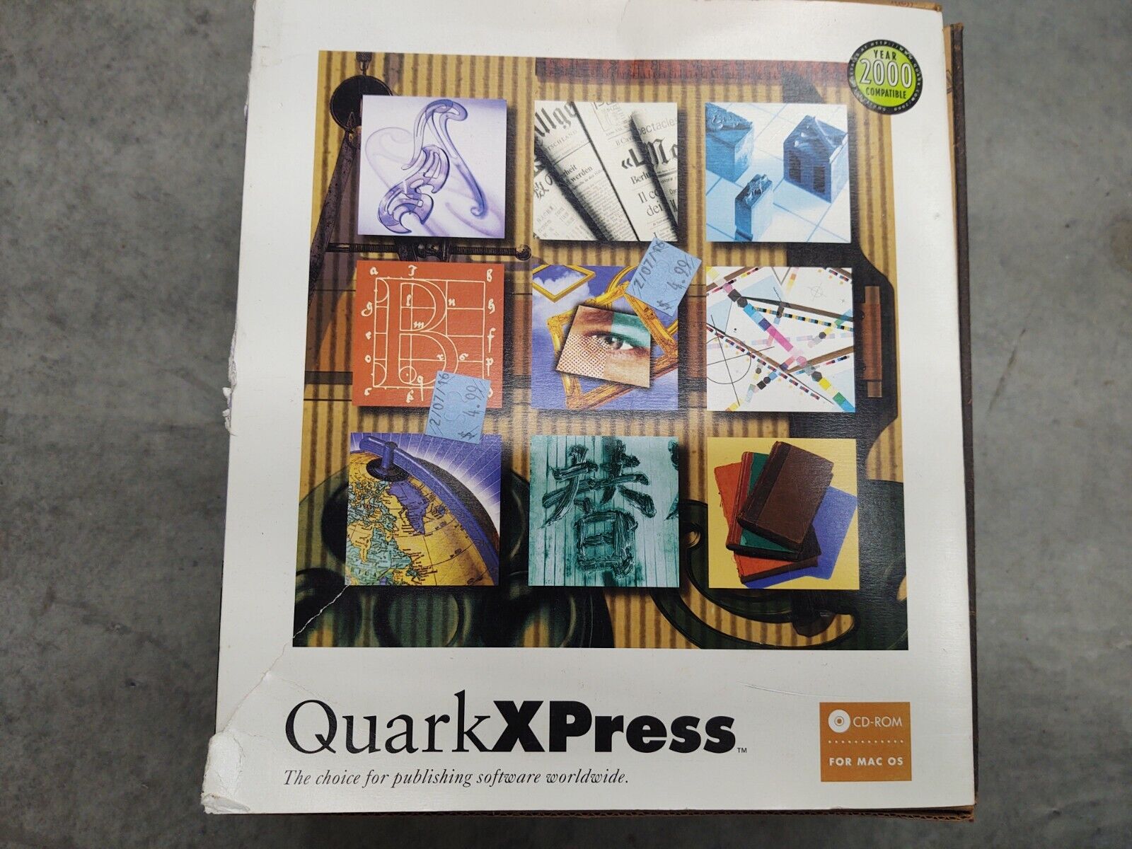 Quark XPress 4.1 CD-Rom for Windows with 3.5” Disks and Mac Install -SEALED (A1)