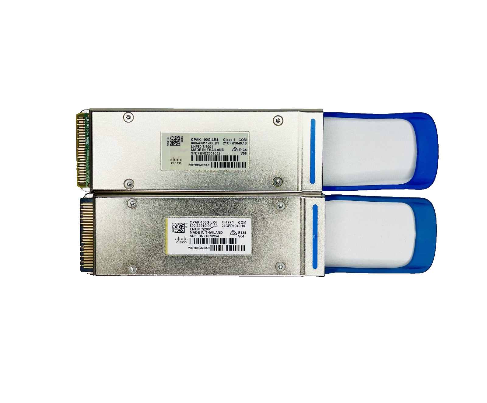 (Lot of 2) Cisco CPAK-100G-LR4 Transceiver Module