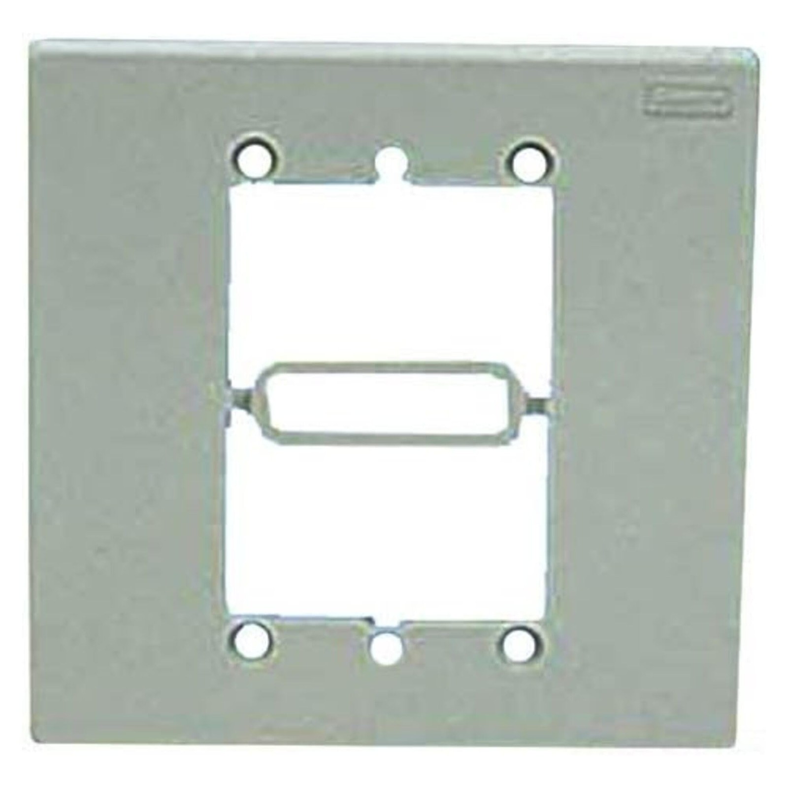 MIWBAWH 2Gang InWall Electrical Box Adapter Plate 4.96x4.96 Inch White