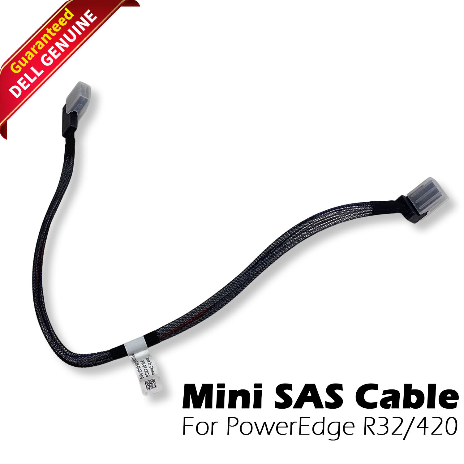 New Dell PowerEdge R420 Black 18" Mini SAS A-B SATA Cable Y4XC9 0Y4XC9 CN-0Y4XC9