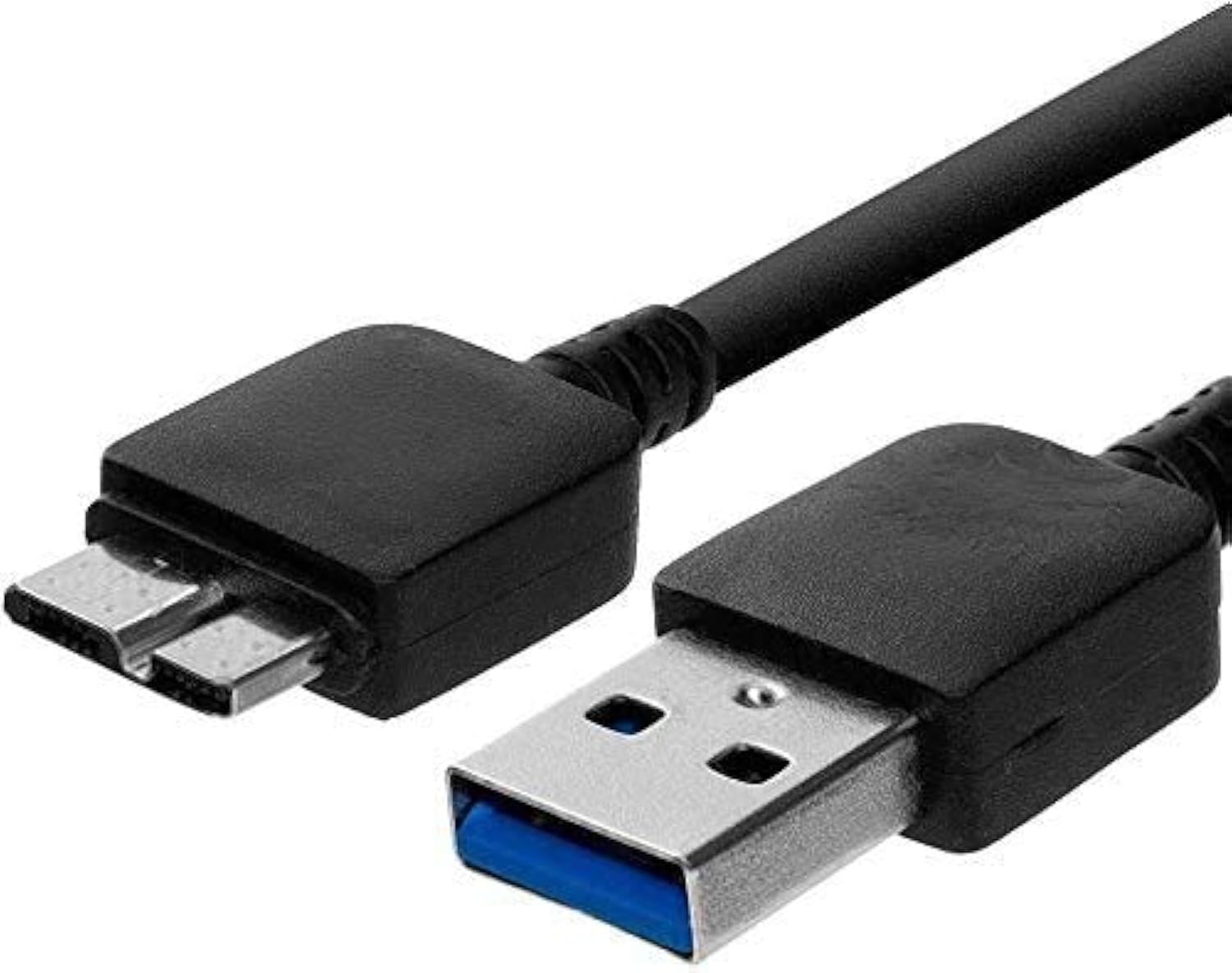 NTQinParts Replacement PC USB3.0 Data Sync Power Charger Cable for 3FT, Black