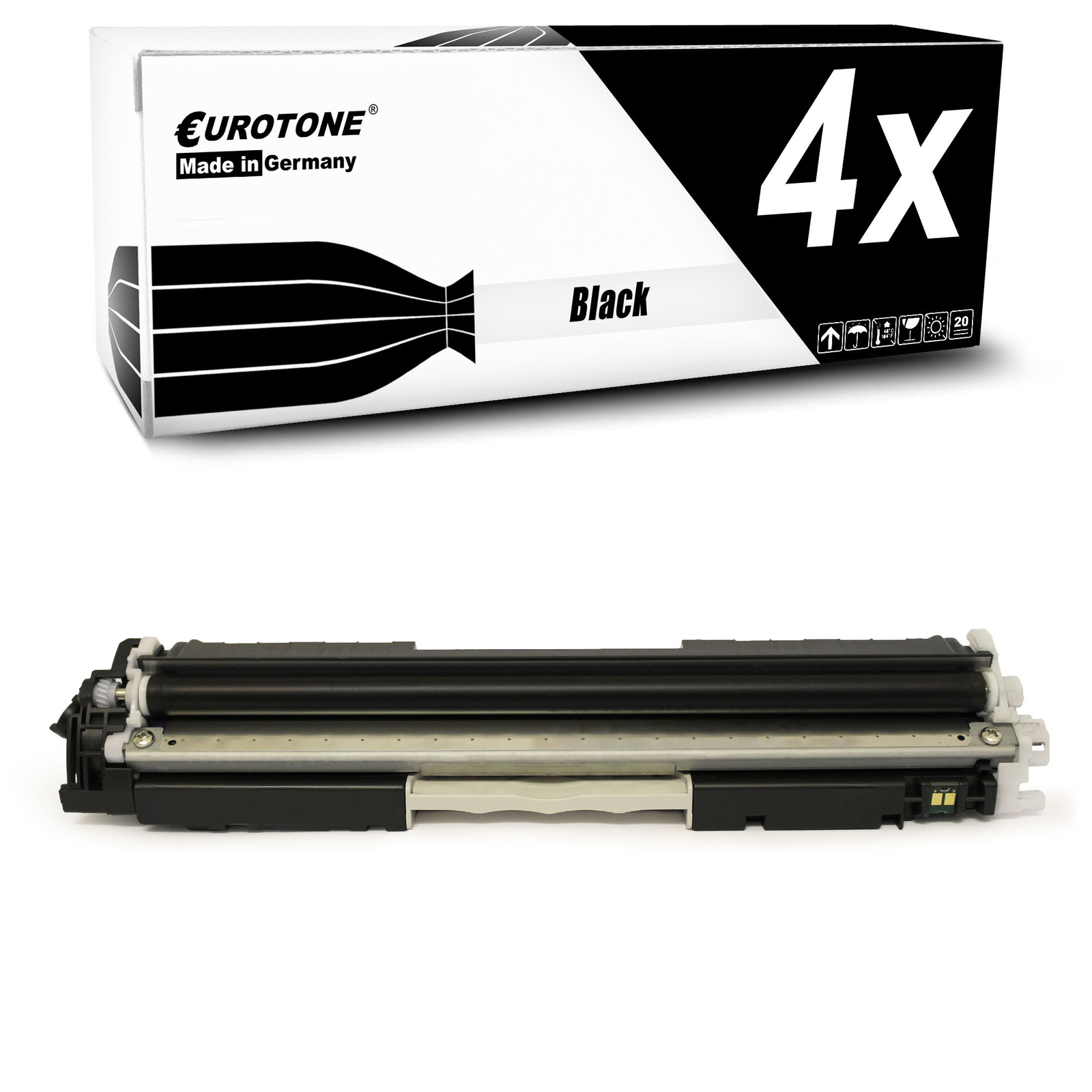 4X Eurotone Toner BLACK For HPEcolor LaserJet Pro MF? M-177-F? MF? M-176-N