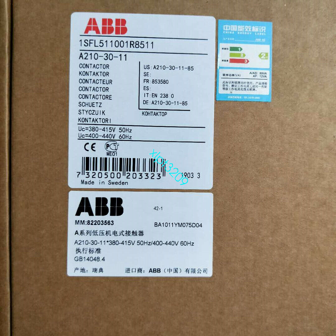 A210-30-11 ABB Contactor New in box Fast shipping  DHL or  Fedex