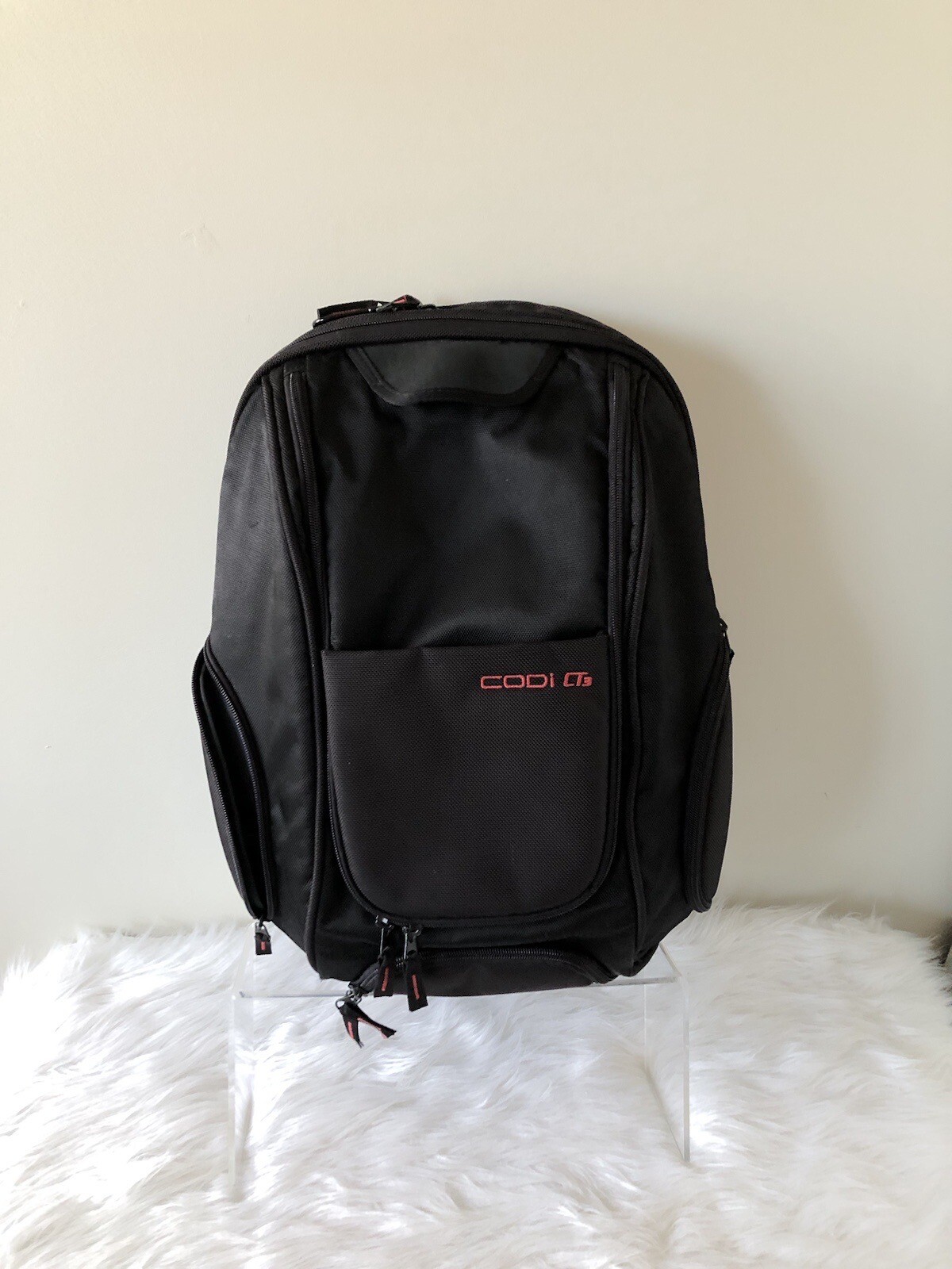 CODi CT3 Apex Checkpoint Friendly Carry On Backpack for Laptops Black
