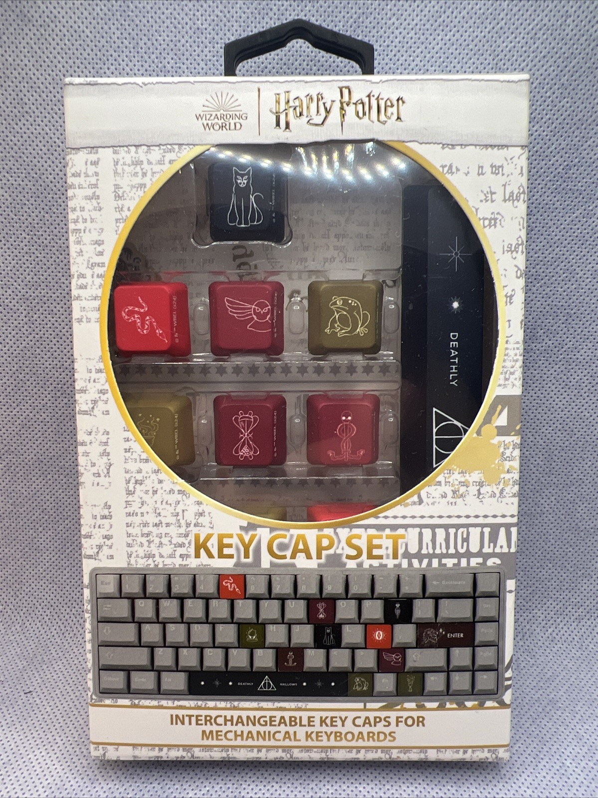 Harry Potter Interchangeable Keycap - Set Of 12- Wizarding World- New In Box