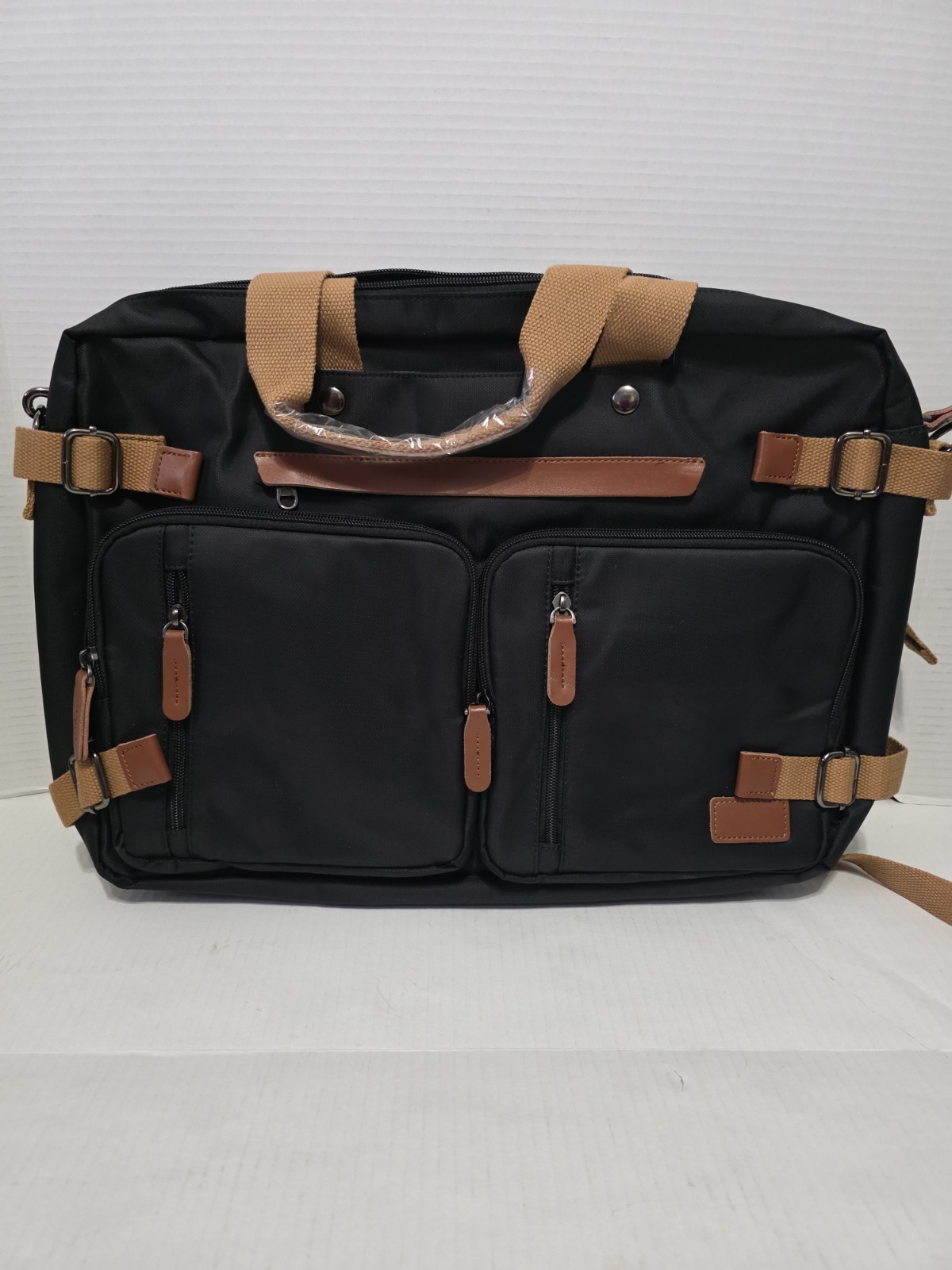 Convertible Backpack Messenger Shoulder Bag Laptop Case Handbag Unbranded New