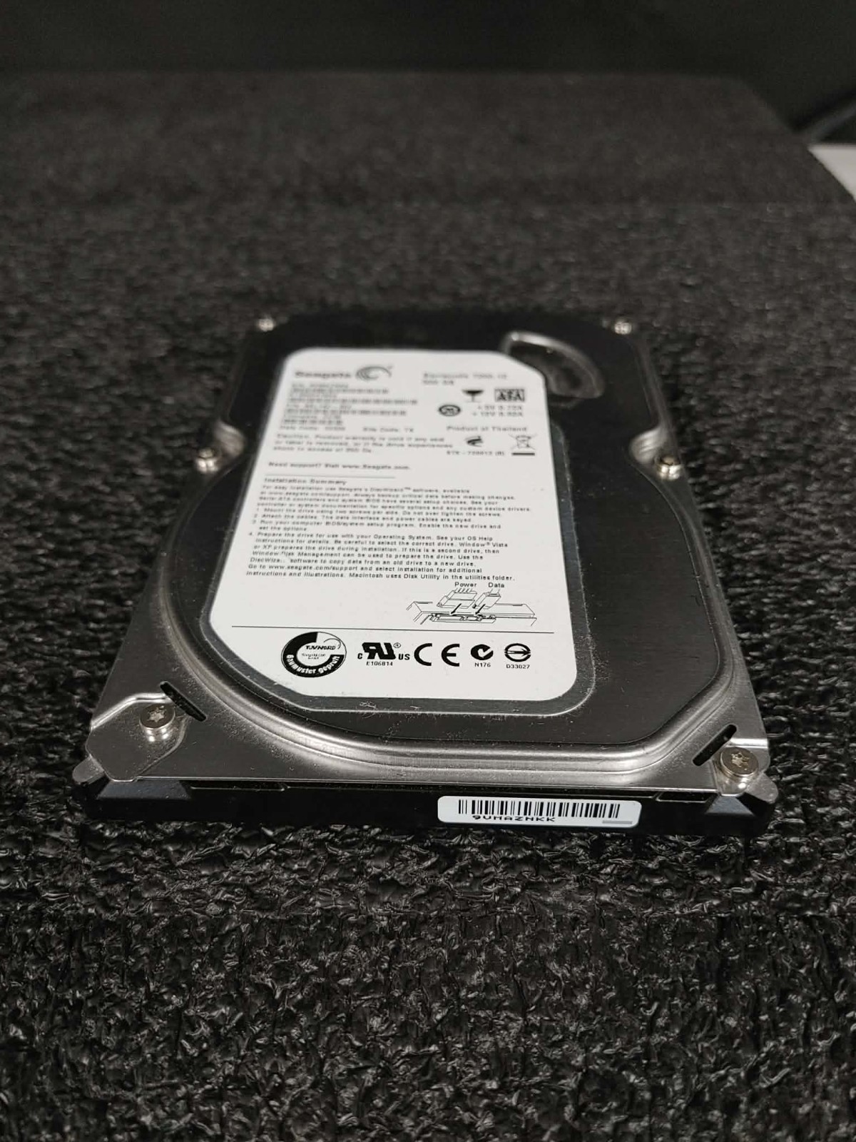 Seagate 9SL142-302 ST3500418AS 500GB SATA 3.5" 7.2K RPM 16MB FW CC38 DC 10326HDD