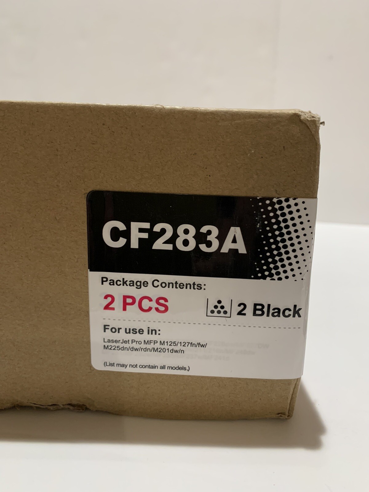 LxTek Compatible Toner Cartridge Replacement for HP 83A CF283A, 2 Black
